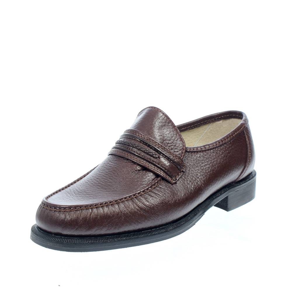 Sneakers Botti Bassa in Pelle di Cervo Colore Nero (1806)