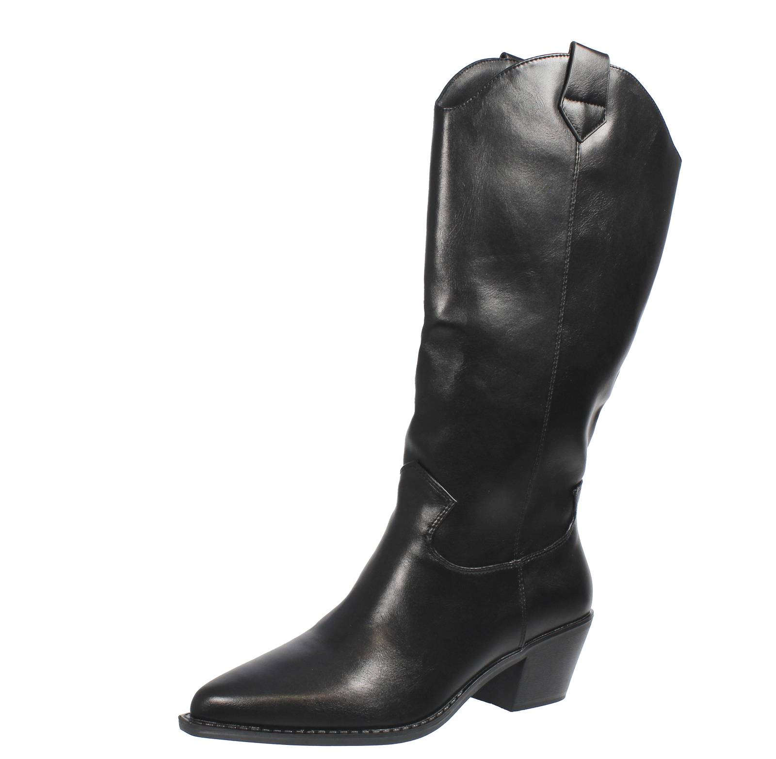 Kharisma Texanische Stiefel mit schwarzem Absatz - Damen Schuhe Stiefel