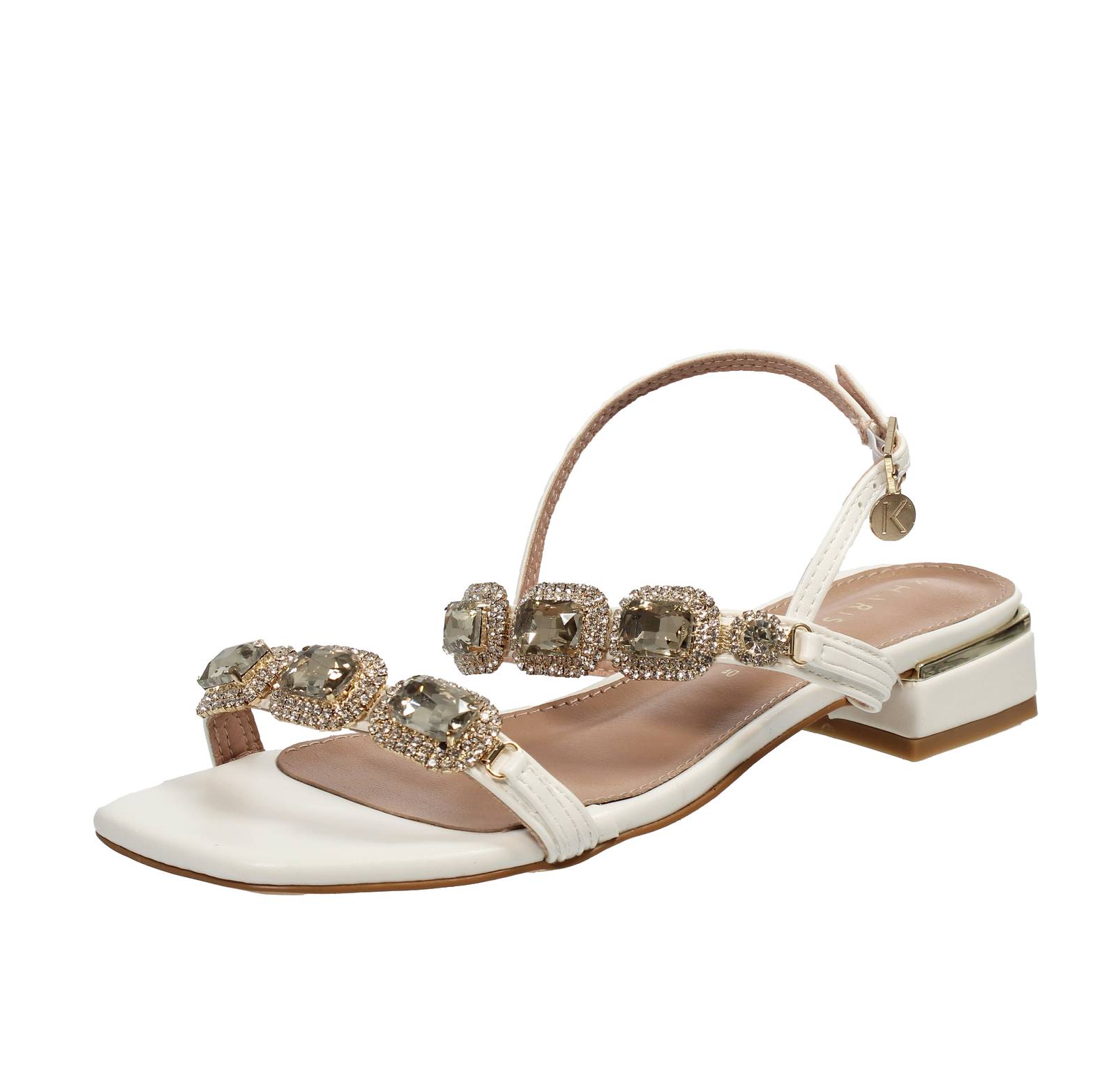 Харизма Сандали для Джоэлли и Чинтурино Бьянко - Донна Скарпе Сандали Такко