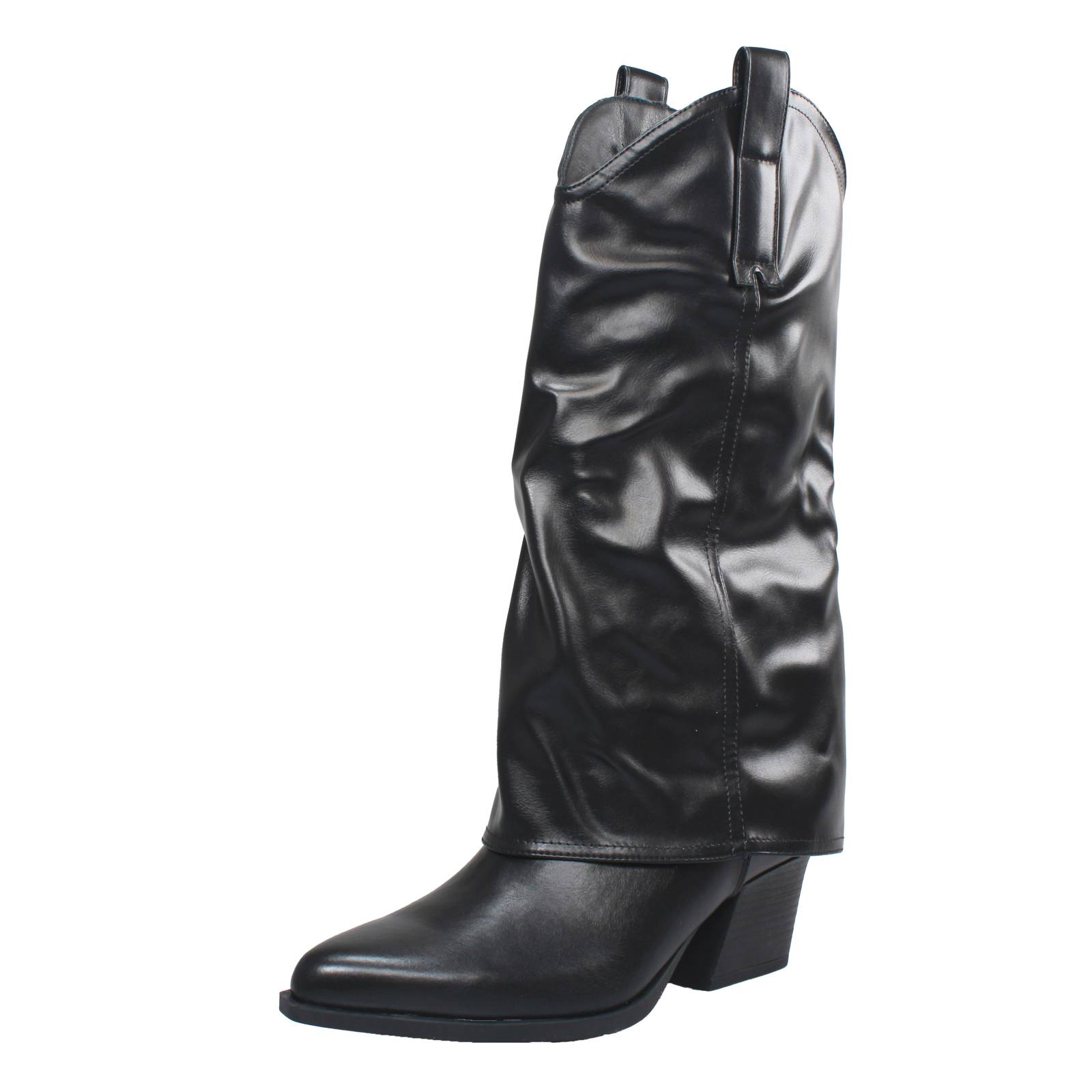 Kharisma Texanische Stiefel mit schwarzem Absatz - Damen Schuhe Stiefel