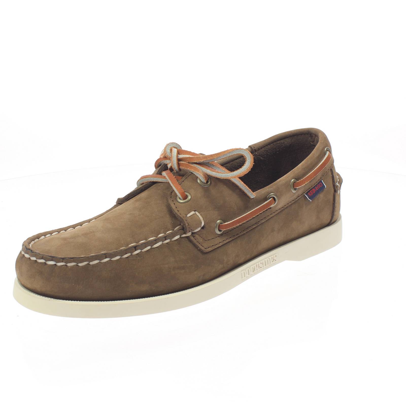 SEBAGO Docksides Portland Nubuk Vela dark brown Scarpe da Barca