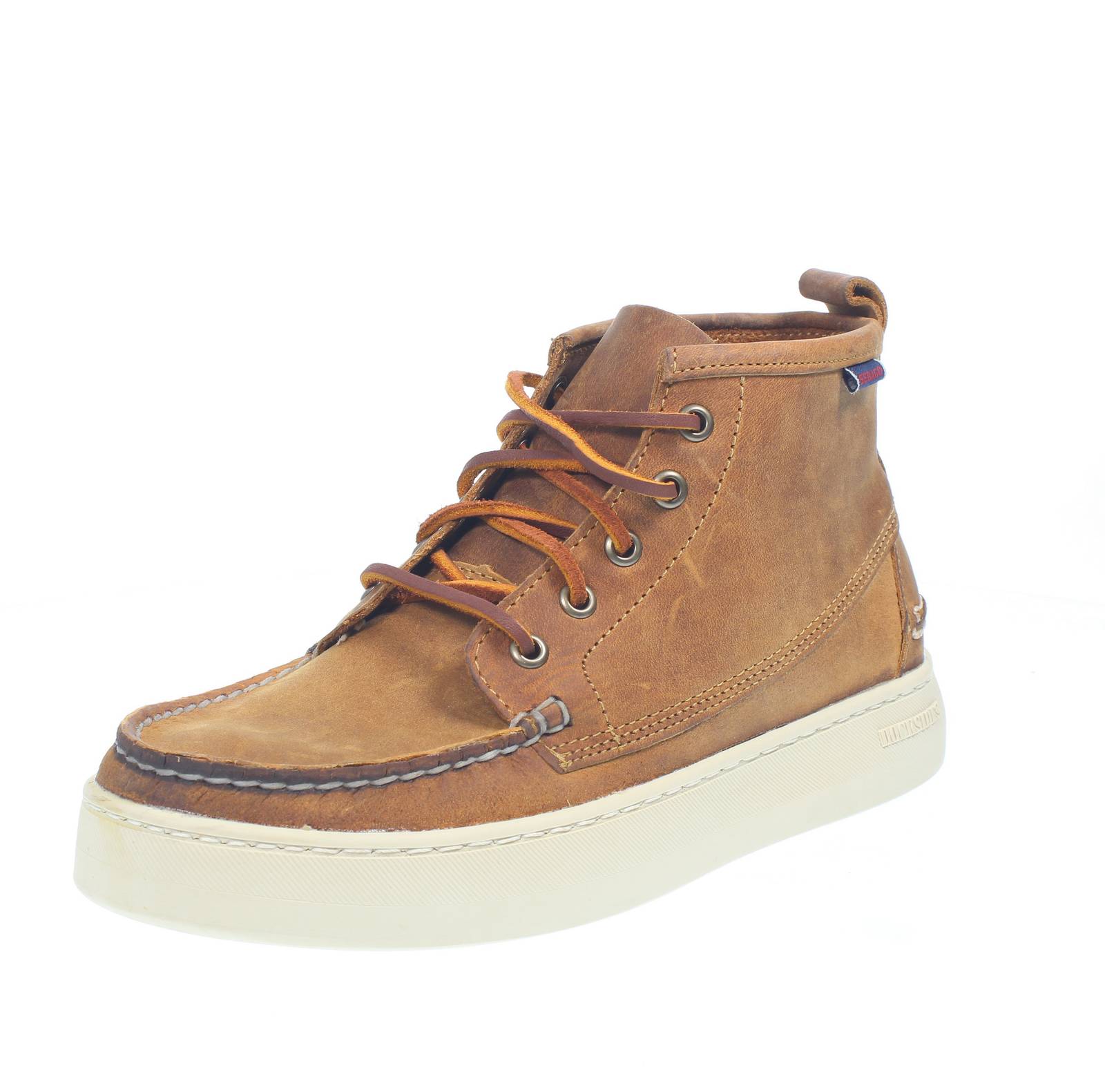 Sebago Brig - Кроссовки Alte In Pelle Marrone - Повседневные кроссовки Uomo Scarpe