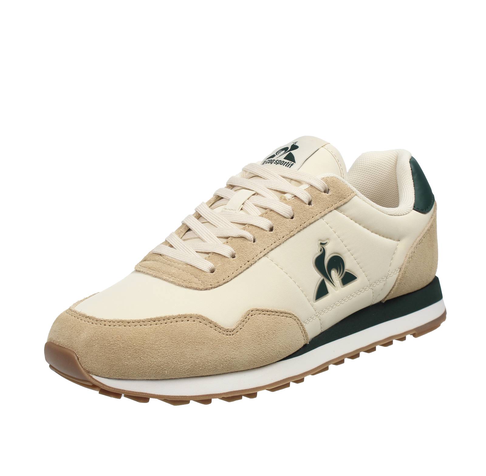 Le Coq Sportif Astra 2 - Sneakers In Suede Verde - Uomo Scarpe Sneakers Sportive - Foto 4 di 4