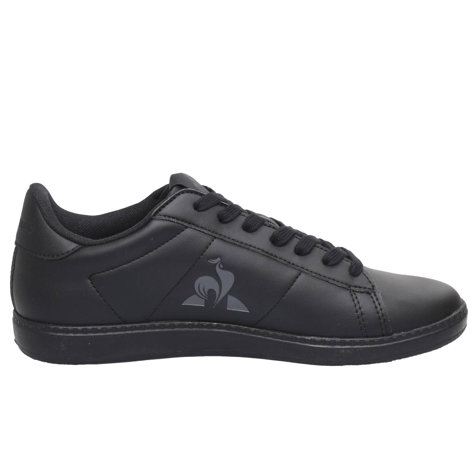 LE COQ SPORTIF Courtset 2 - Low Leather Sneakers Man black Photo 2