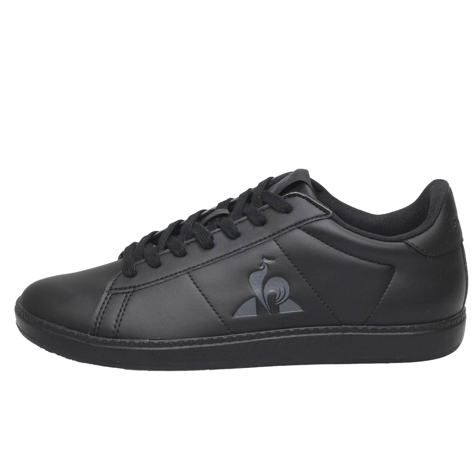 LE COQ SPORTIF Courtset 2 - Low Leather Sneakers Man black Photo 3
