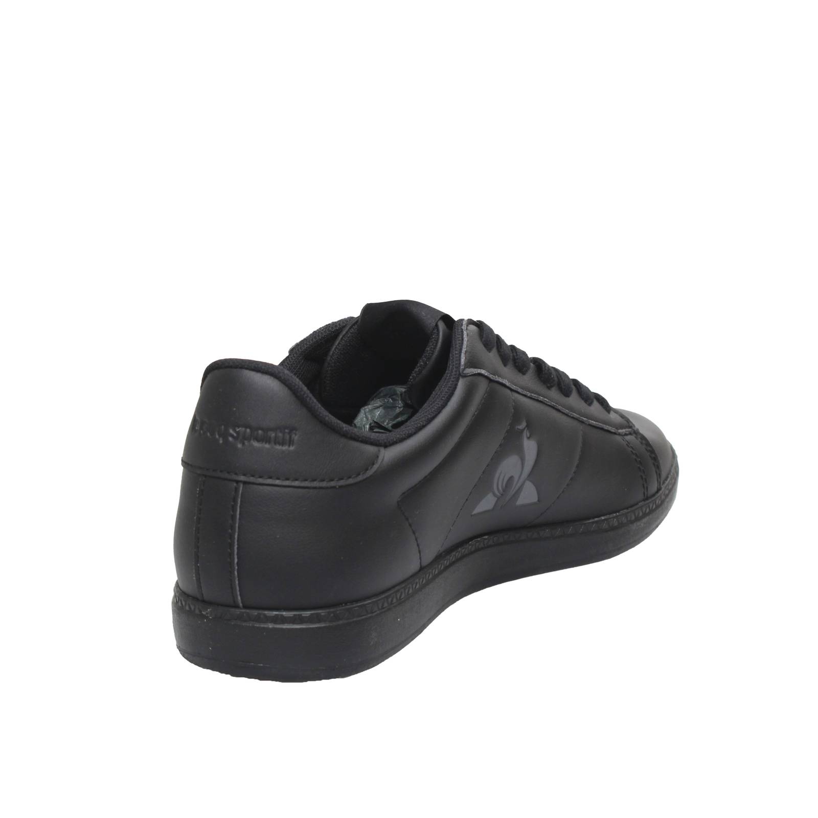 LE COQ SPORTIF Courtset 2 - Low Leather Sneakers Man black Photo 4