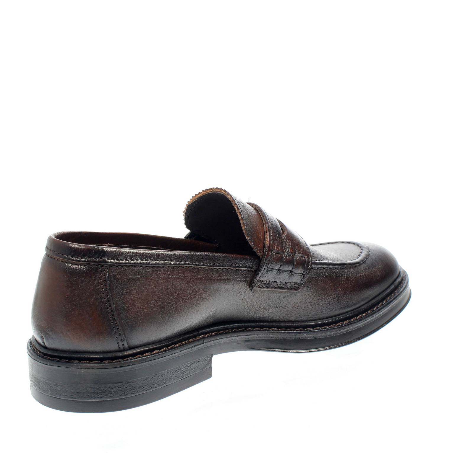 F.LLI RENNELLA Mocassins en cuir Homme marron Photo 4