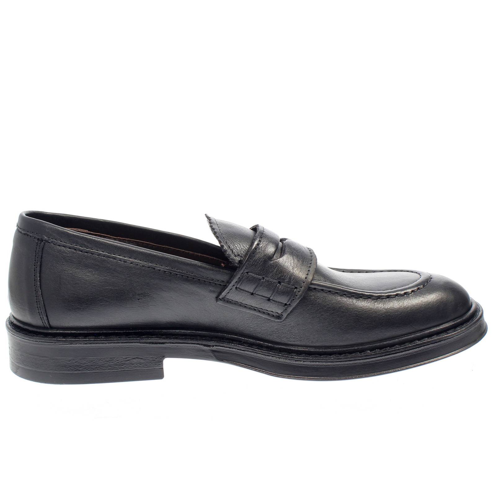 F.LLI RENNELLA Mocassins en cuir Homme noir Photo 2