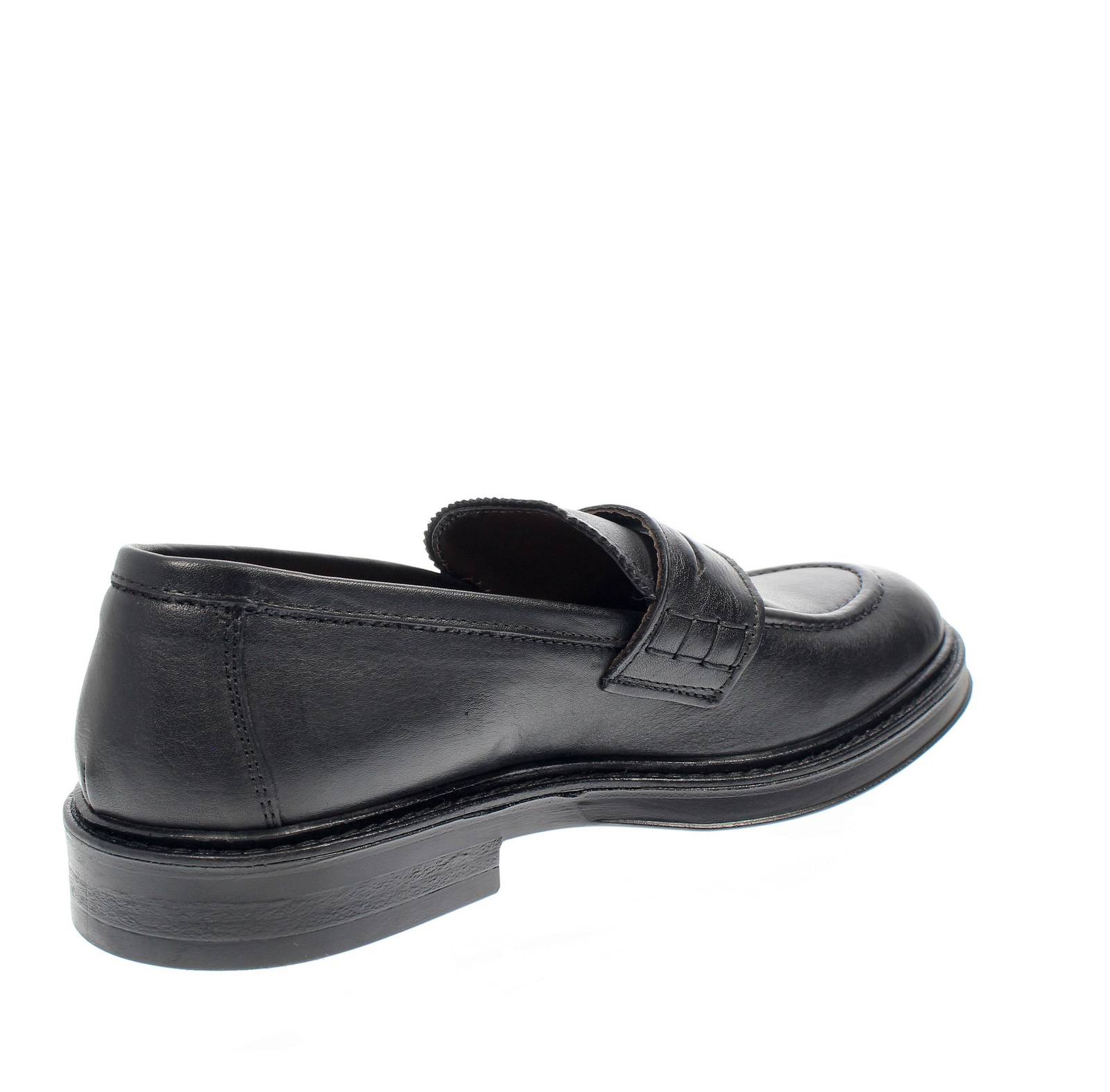 F.LLI RENNELLA Mocassins en cuir Homme noir Photo 4