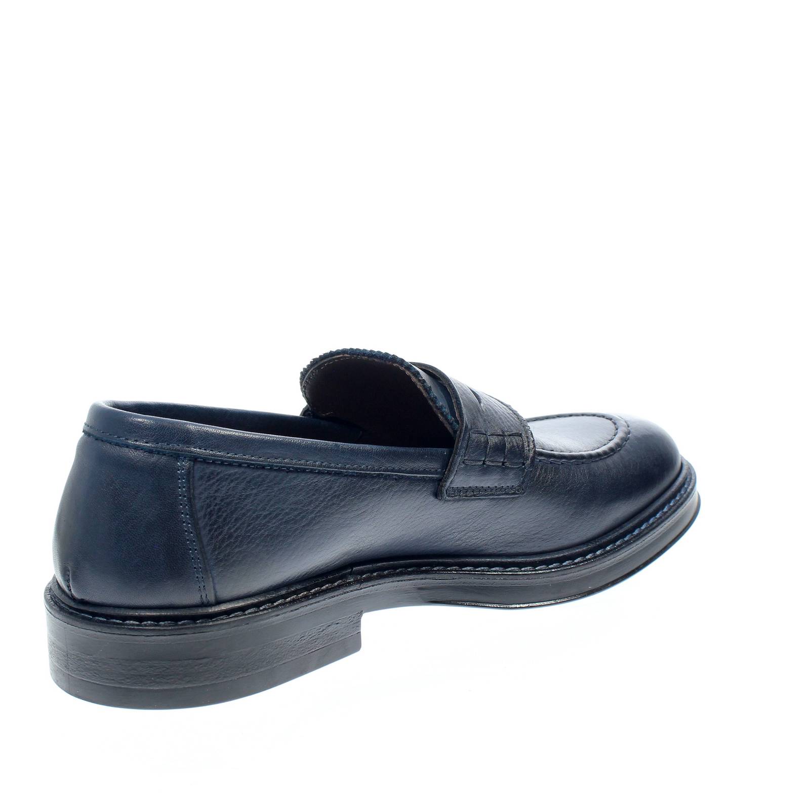 F.LLI RENNELLA Mocassins en cuir Homme bleu Photo 4