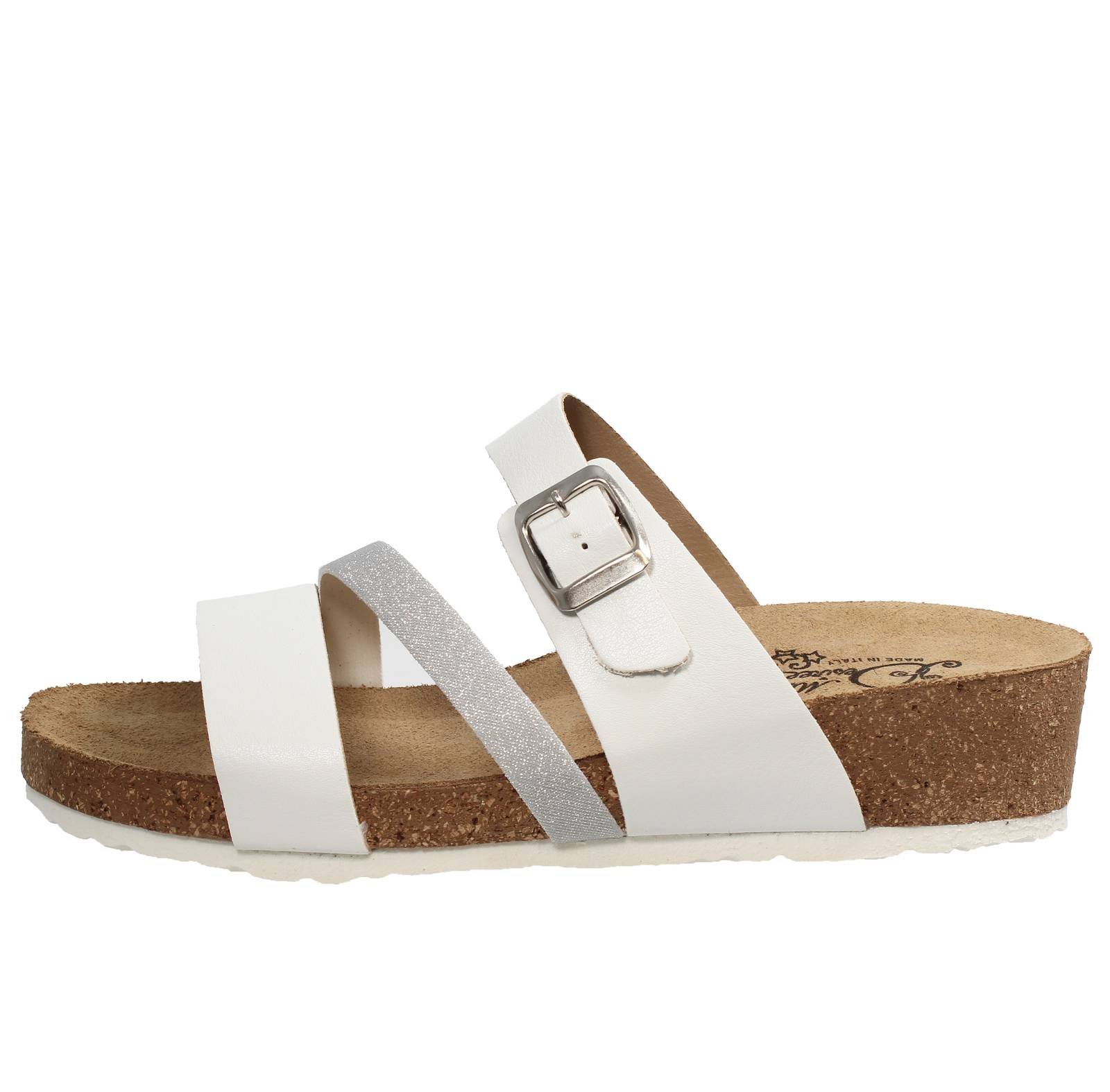 MISS DESIRE Wedge Sandals Woman white Photo 3