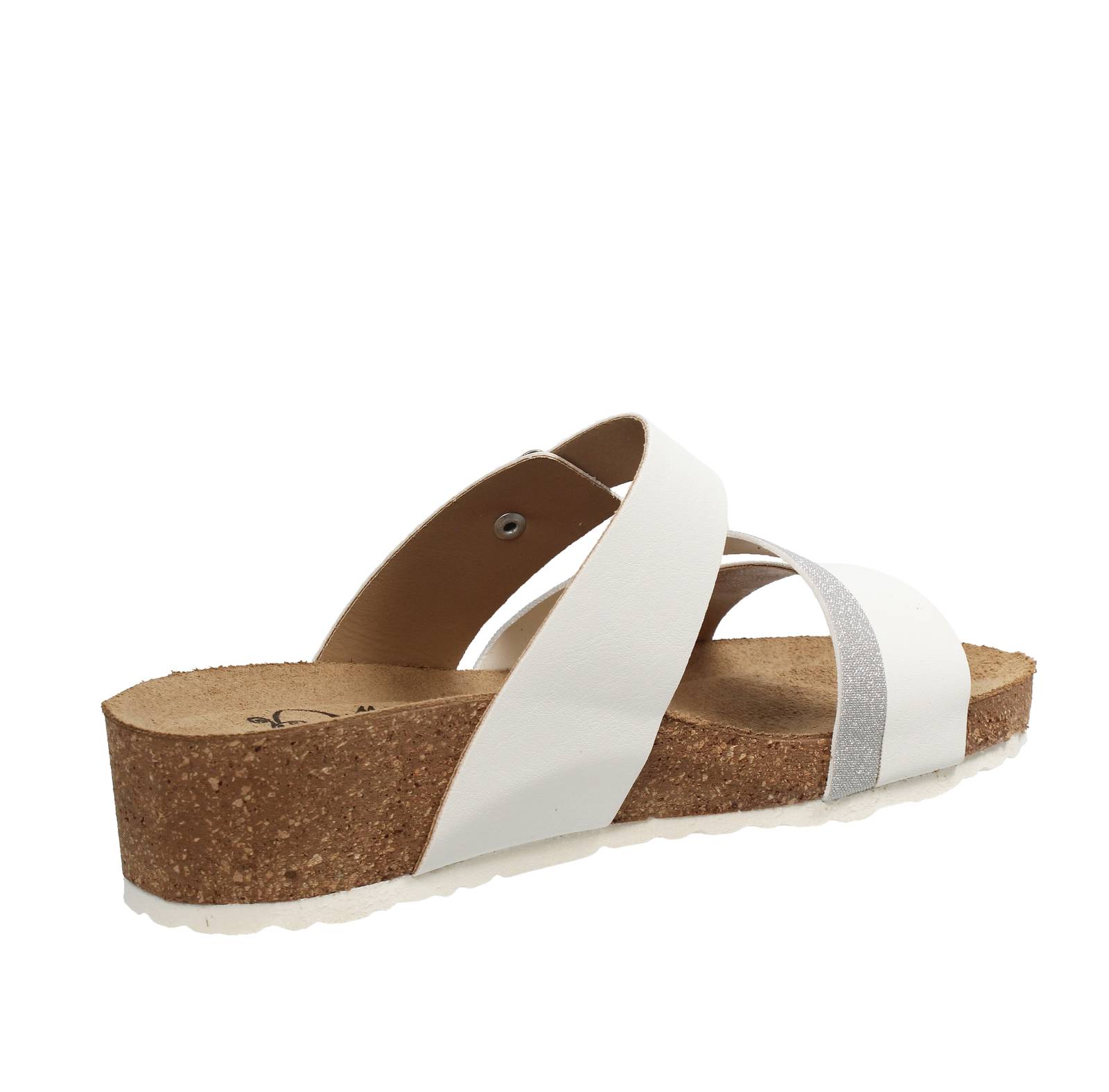 MISS DESIRE Wedge Sandals Woman white Photo 4