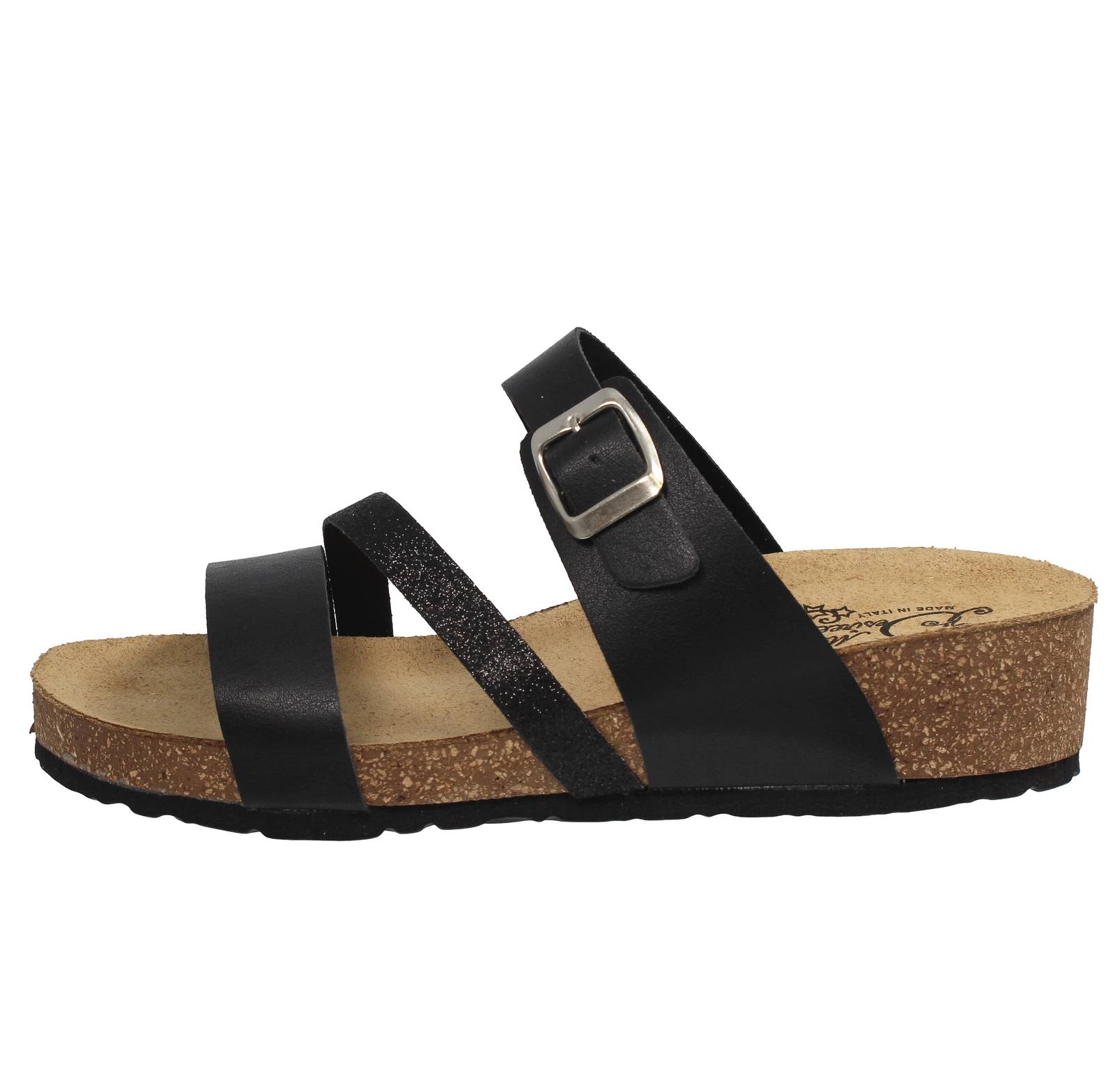 MISS DESIRE Wedge Sandals Woman black Photo 3