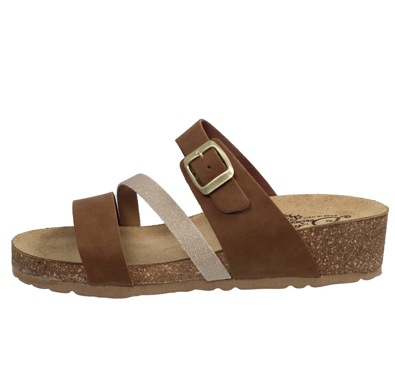 MISS DESIRE Wedge Sandals Woman brown Photo 3