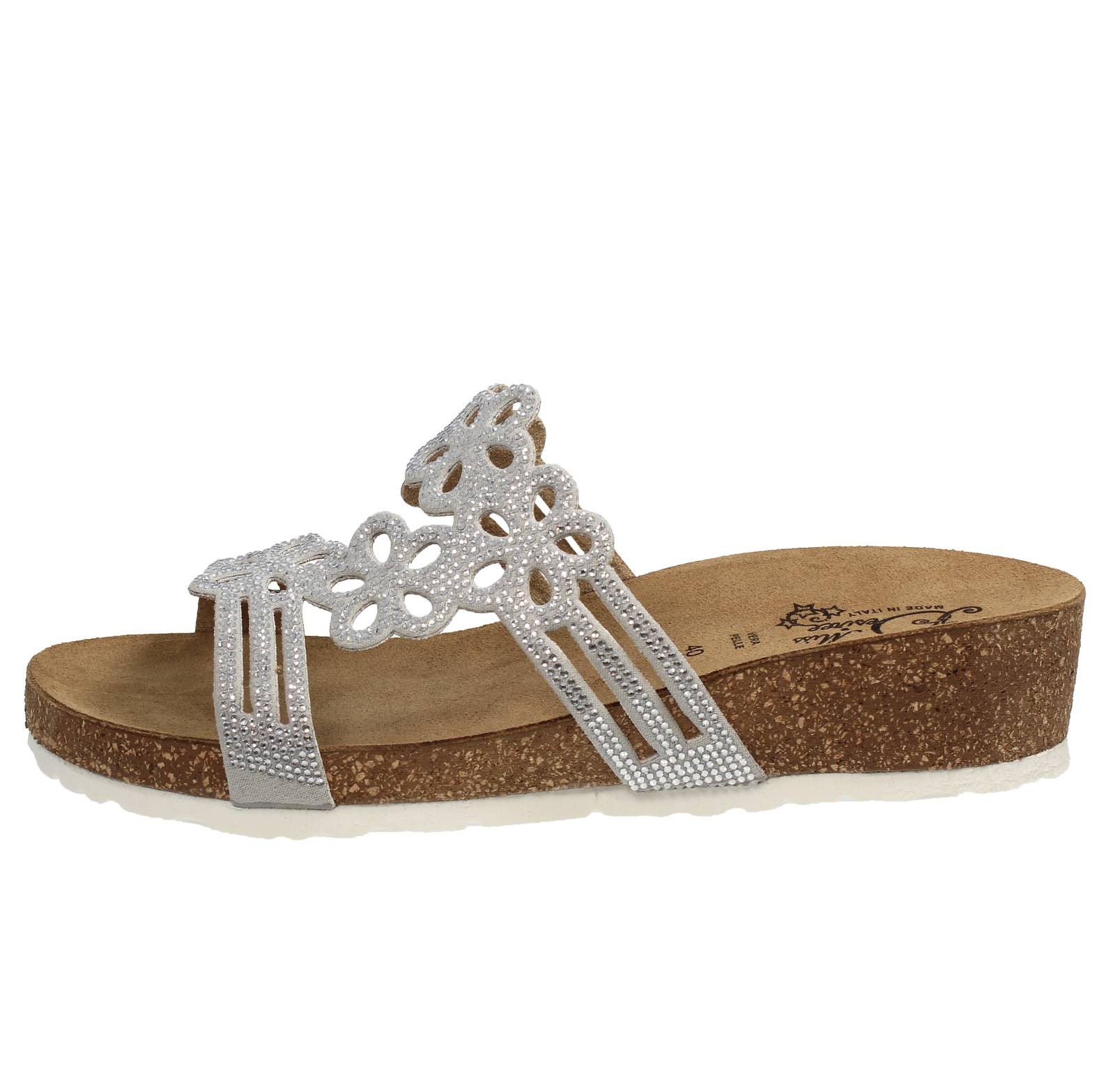 MISS DESIRE Wedge Sandals Woman white Photo 3