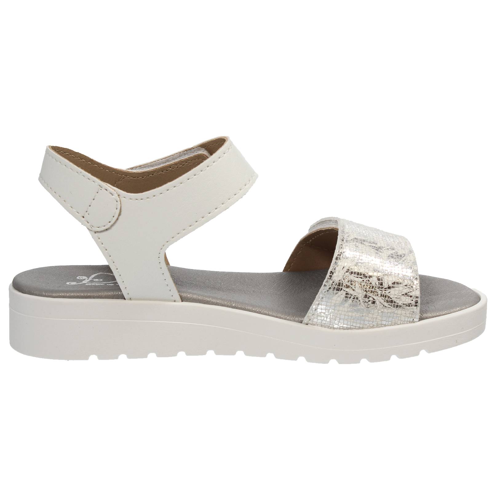 MISS DESIRE Wedge and Strappy Sandals Kids white Photo 2