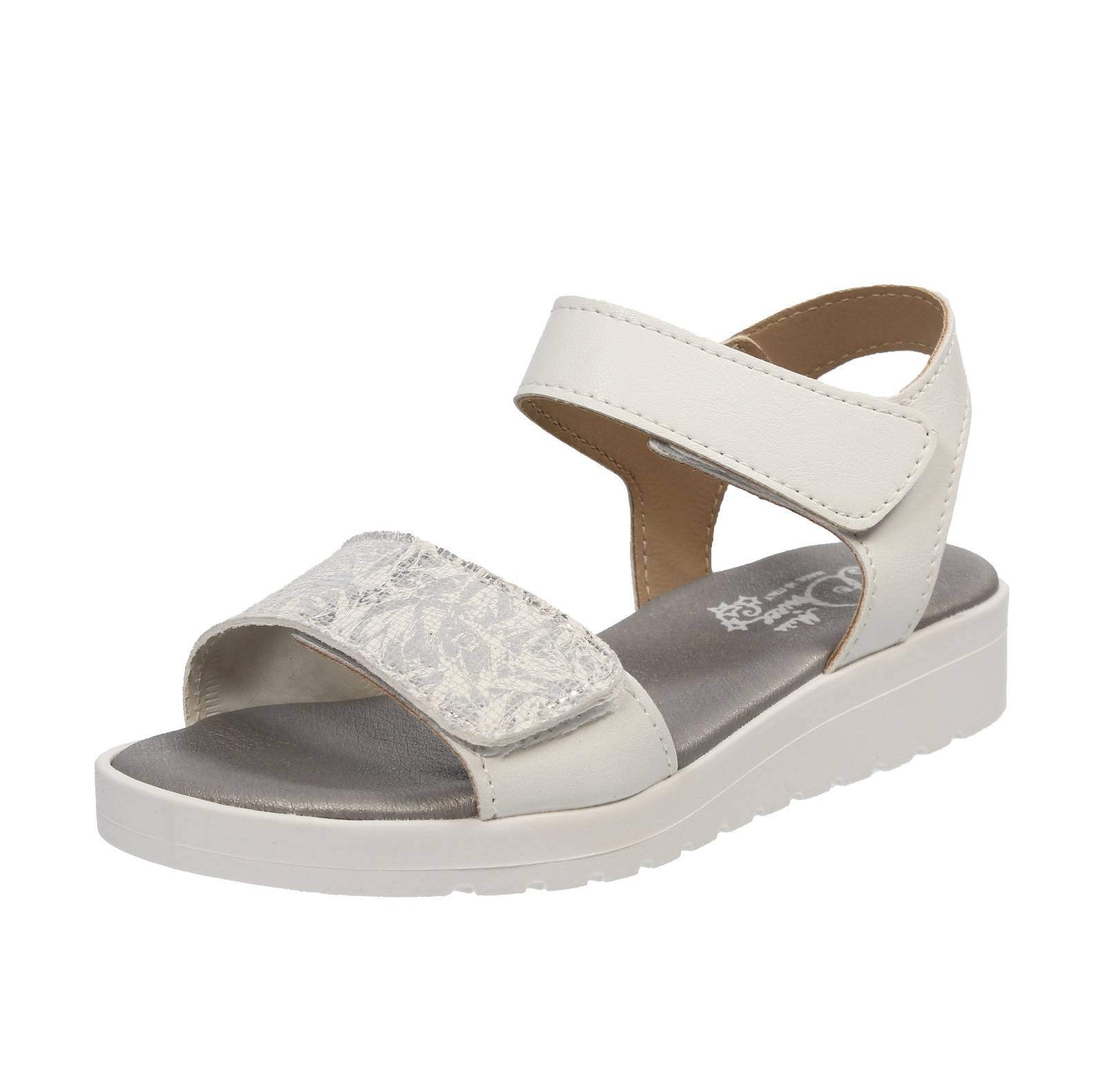 MISS DESIRE Wedge and Strappy Sandals Kids white