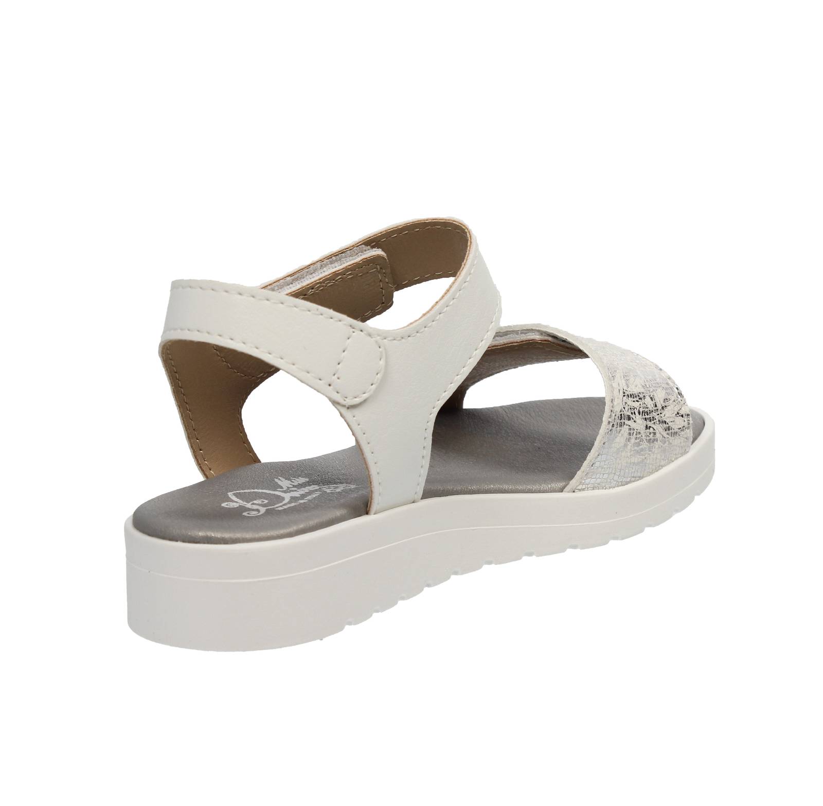 MISS DESIRE Wedge and Strappy Sandals Kids white Photo 4