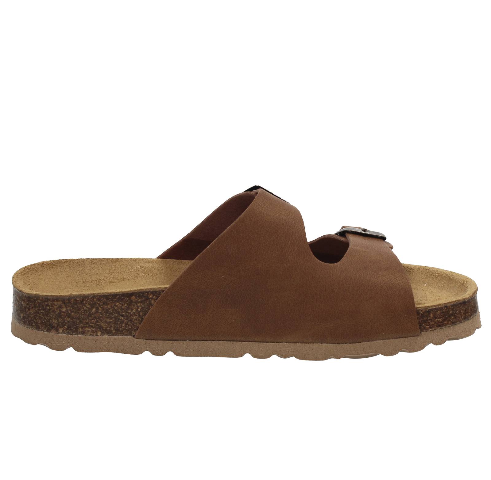MISS DESIRE Slippers with double buckle Kids brown Photo 2