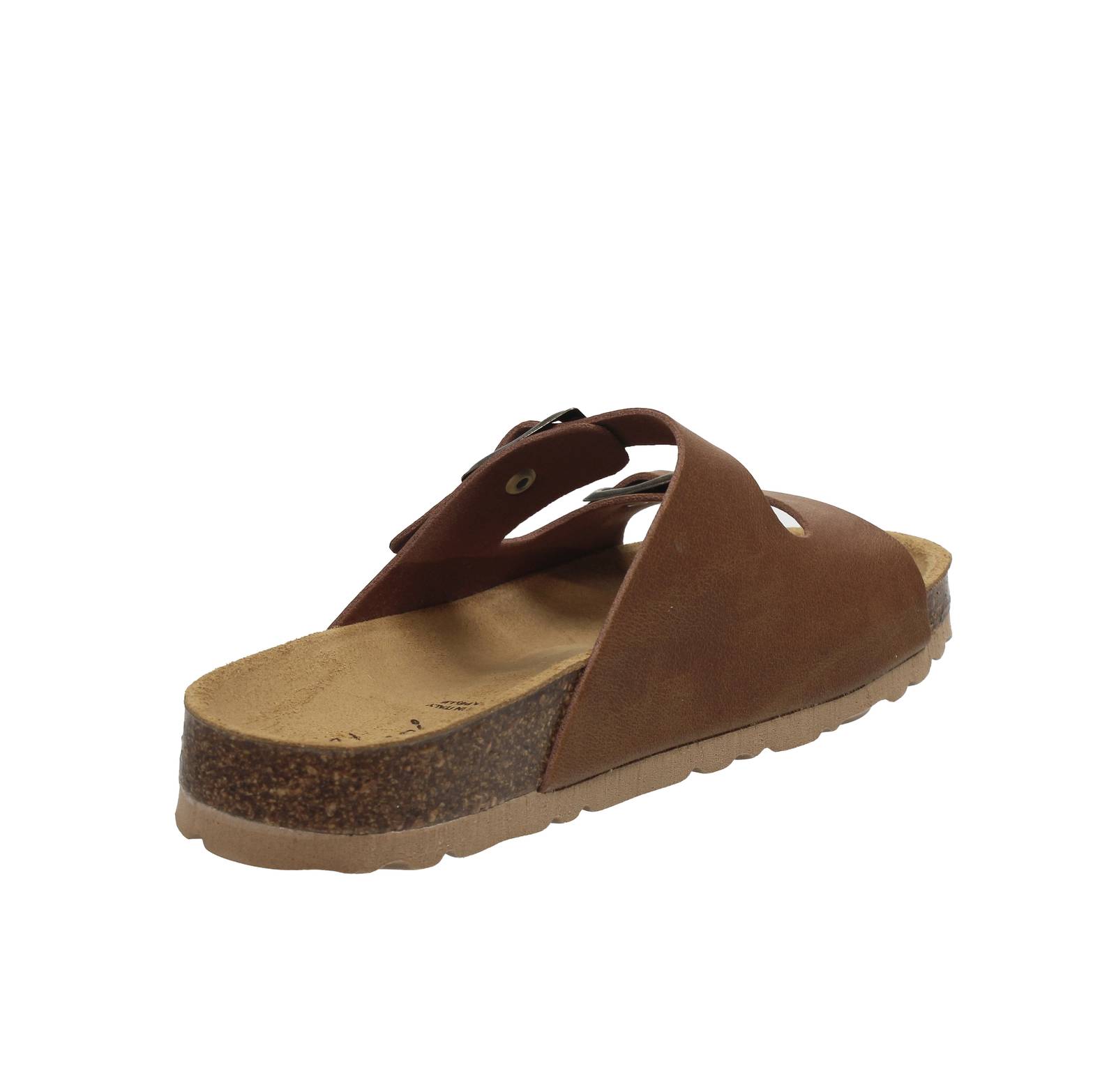 MISS DESIRE Slippers with double buckle Kids brown Photo 4