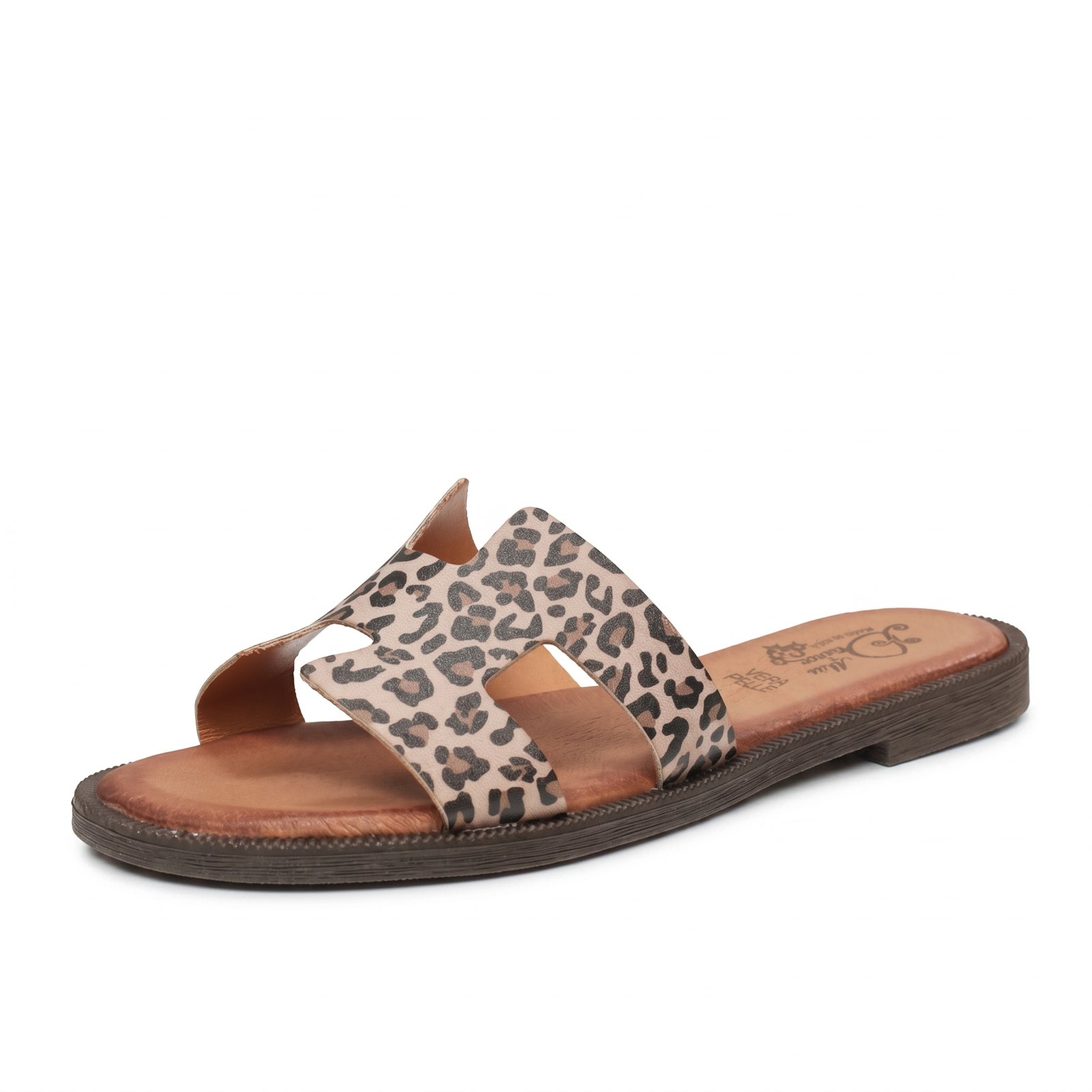 MISS DESIRE Slippers with headband Woman beige