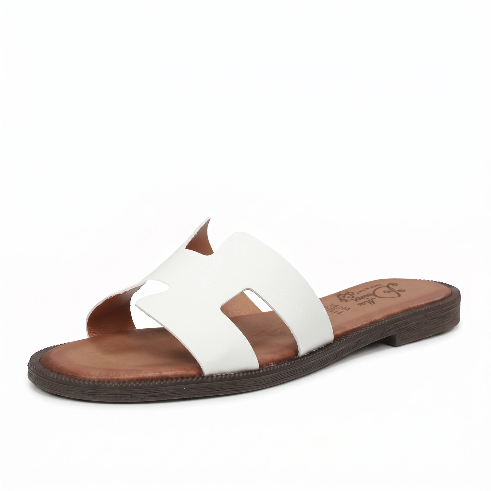 MISS DESIRE Slippers with headband Woman white