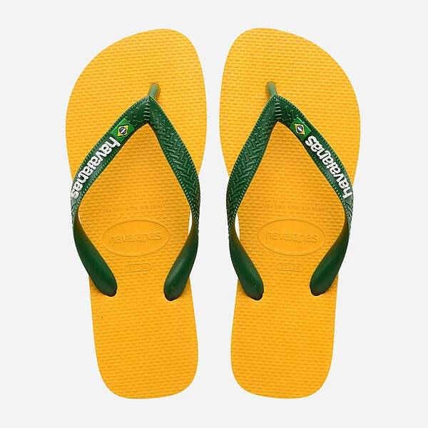 HAVAJANAS logo du brasil Homme jaune Photo 1