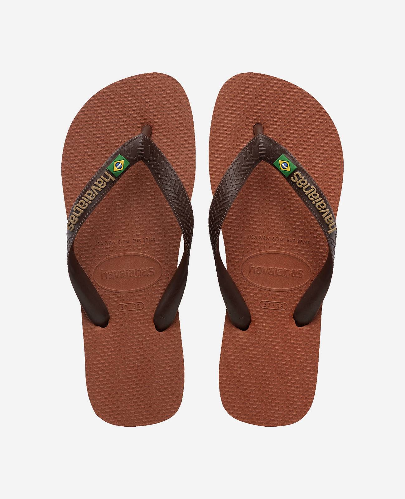 HAVAJANAS logo du brasil Homme marron Photo 1