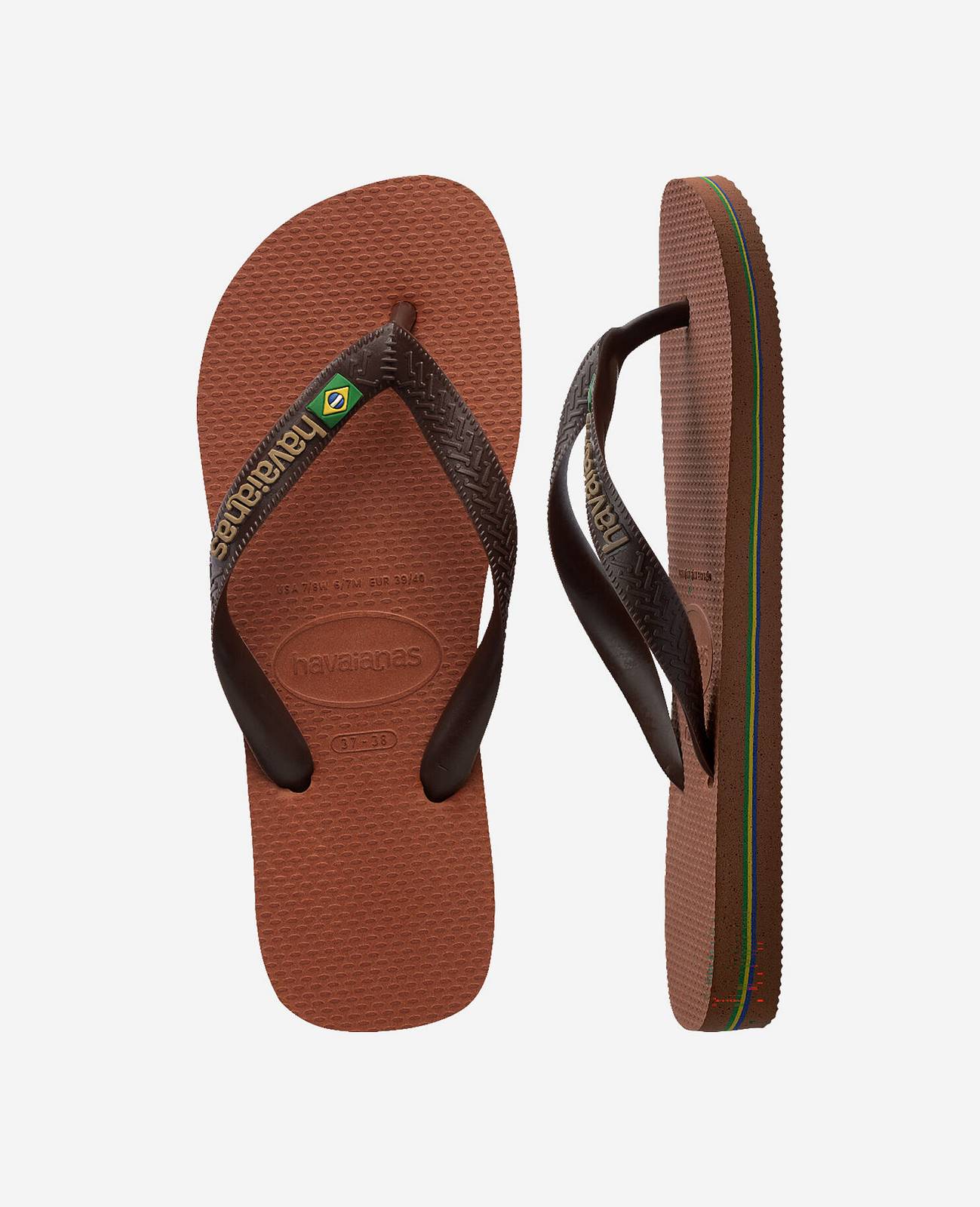 HAVAJANAS logo du brasil Homme marron Photo 3