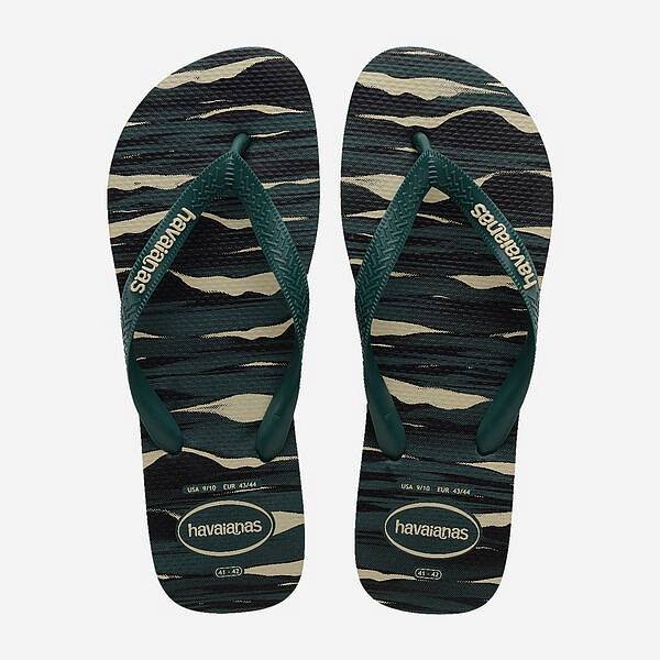 HAVAJANAS top camu Uomo verde