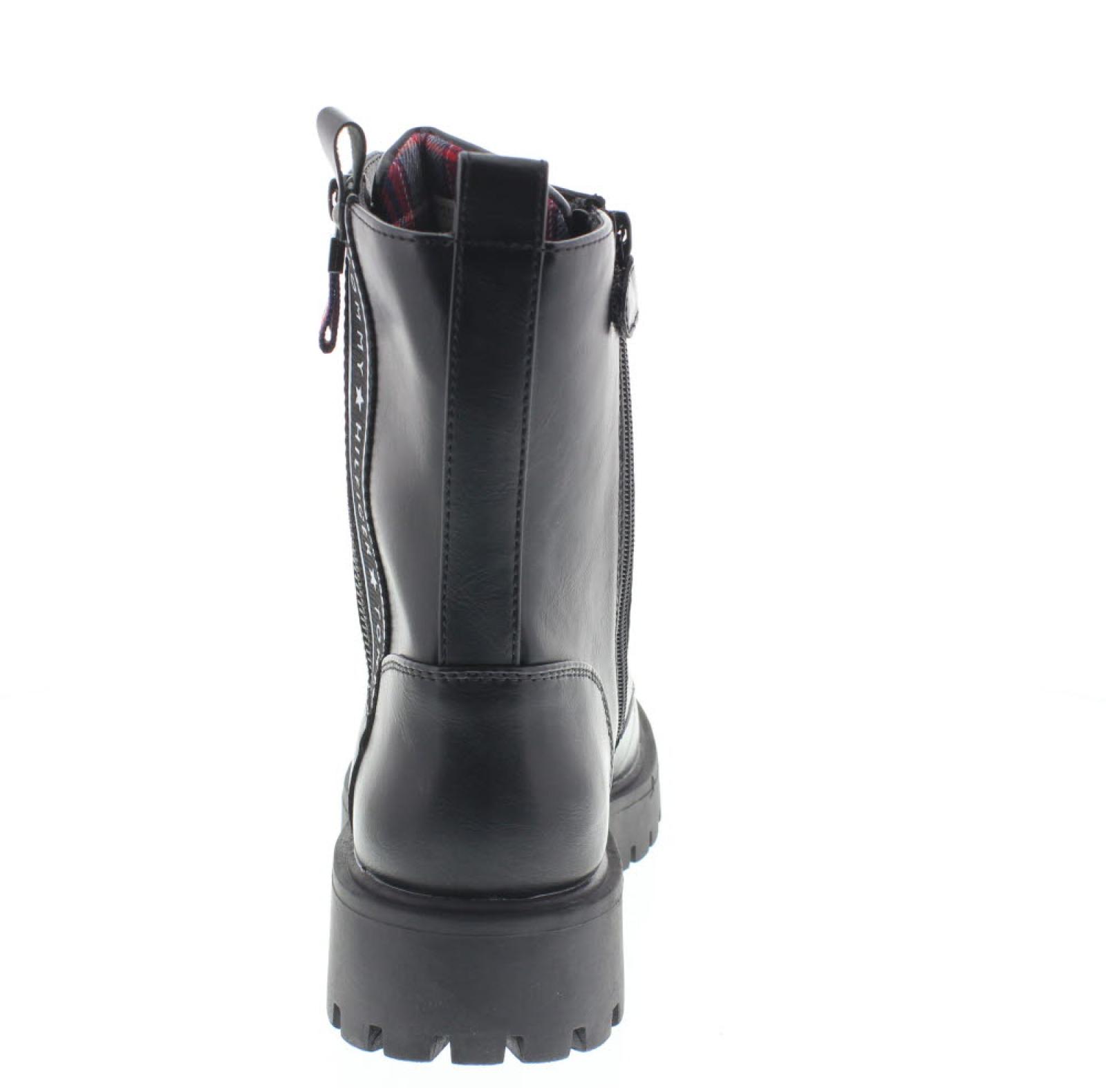 TOMMY HILFIGER Laced Ankle Boots Leatherette 30/34 Kids black Photo 5