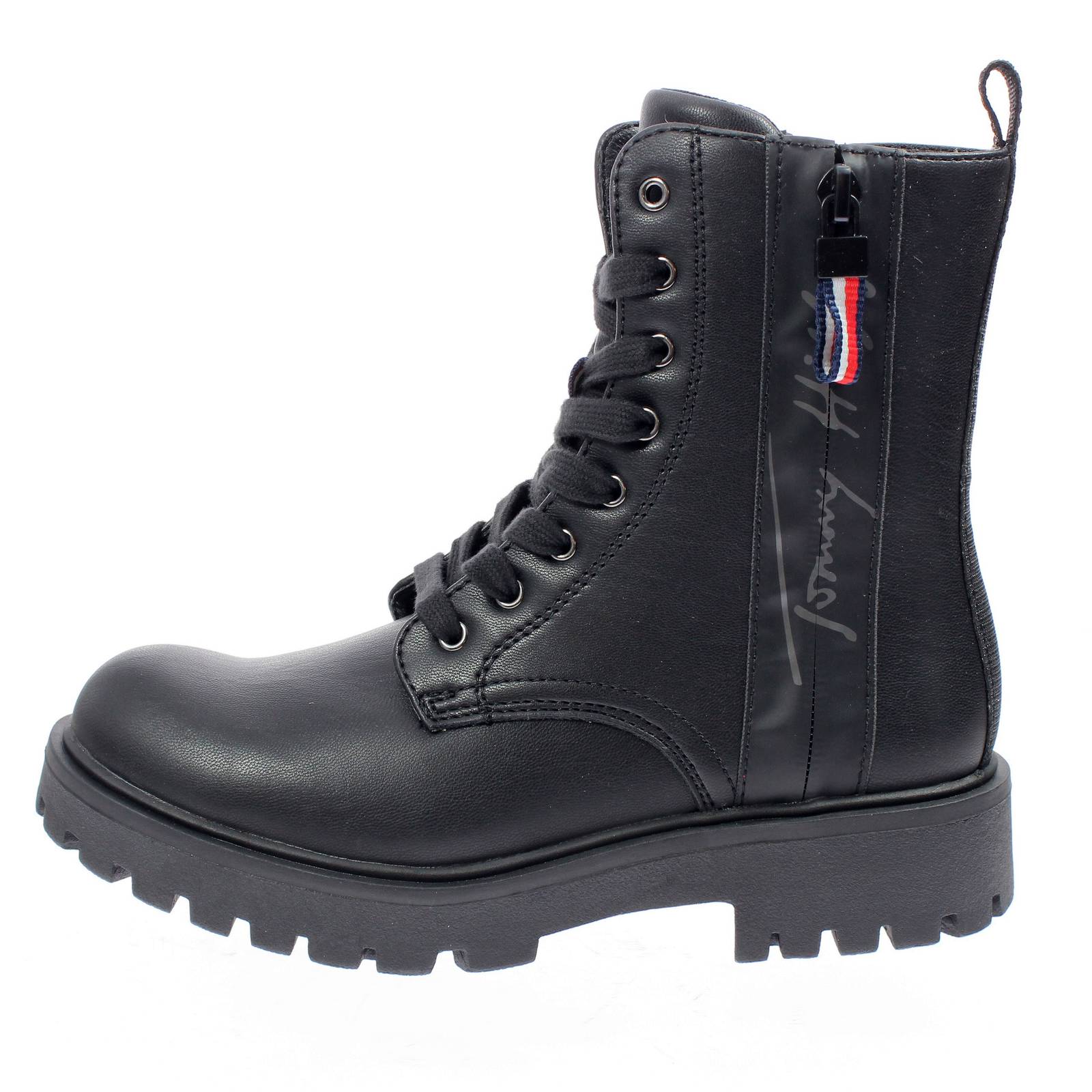 TOMMY HILFIGER Synthetic matte amphibians Kids black Photo 3