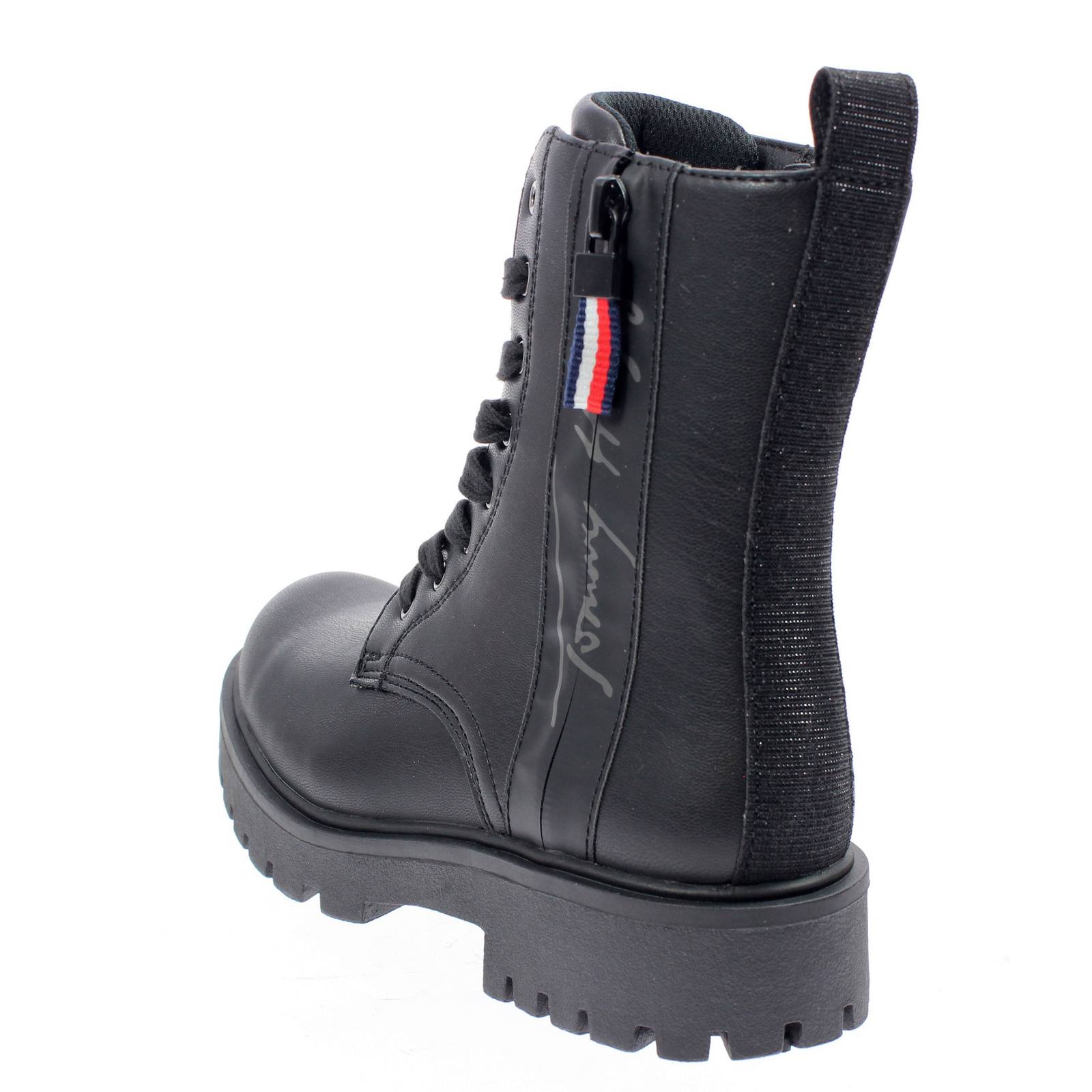 TOMMY HILFIGER Synthetic matte amphibians Kids black Photo 4