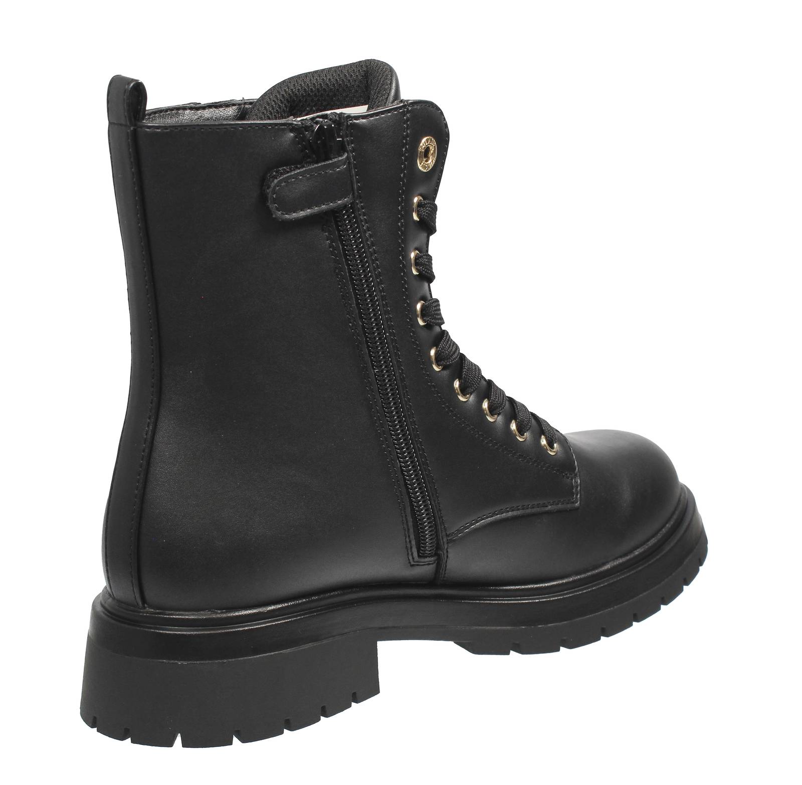 TOMMY HILFIGER Anfibi con suola carrarmato Donna nero Foto 4