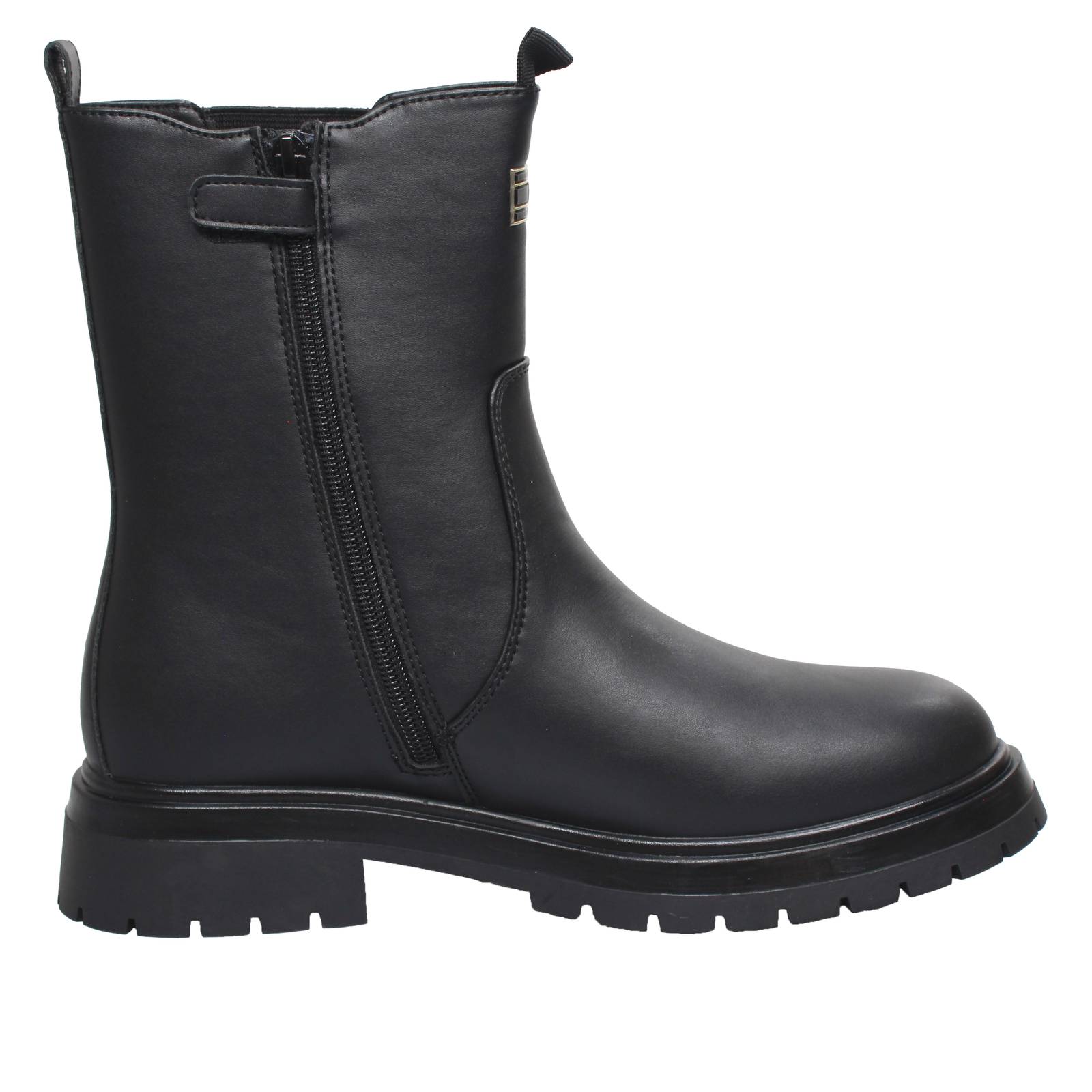 TOMMY HILFIGER Chelsea Boots Carrarmato with zipper Woman black Photo 2