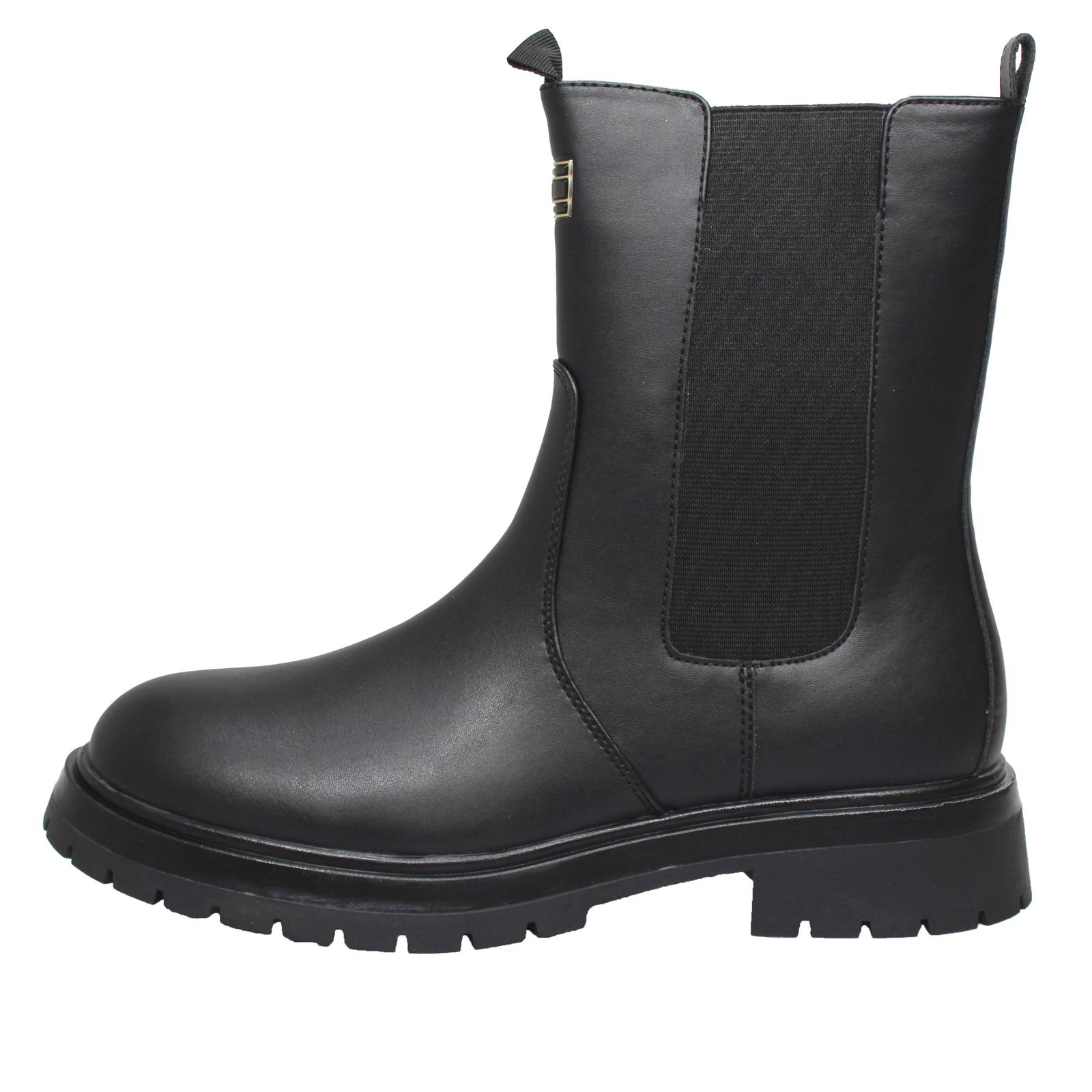 TOMMY HILFIGER Chelsea Boots Carrarmato with zipper Woman black Photo 3