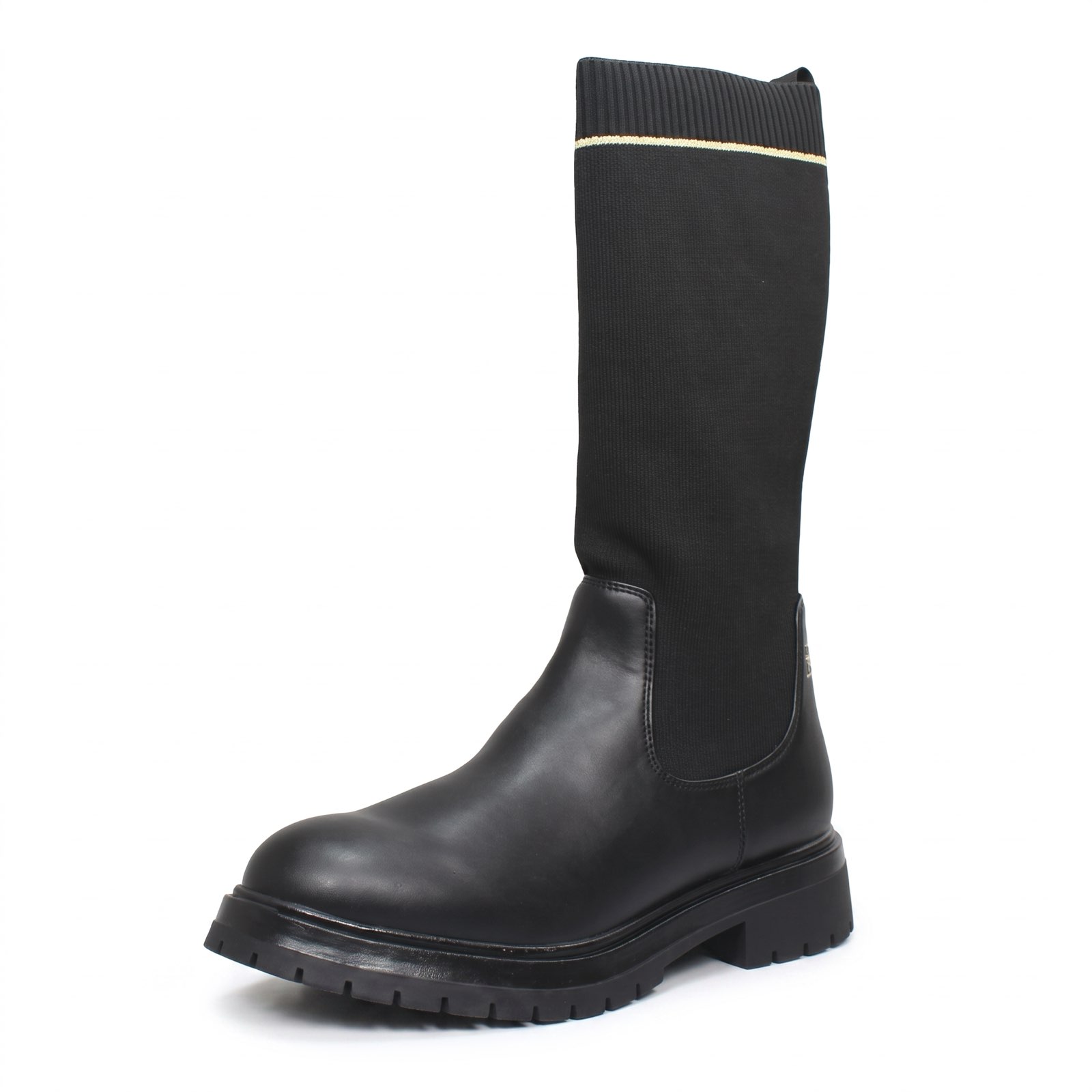 TOMMY HILFIGER Carrarmato-Stiefel Damen schwarz