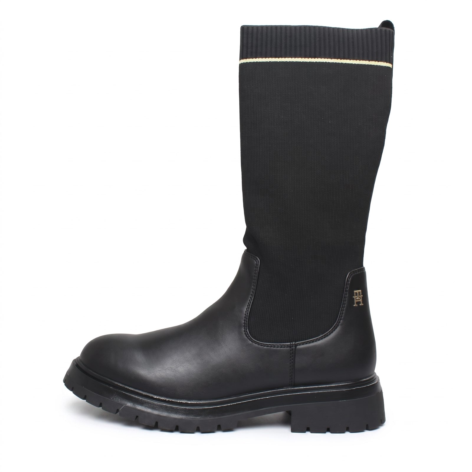 TOMMY HILFIGER Carrarmato Boots Woman black Photo 4