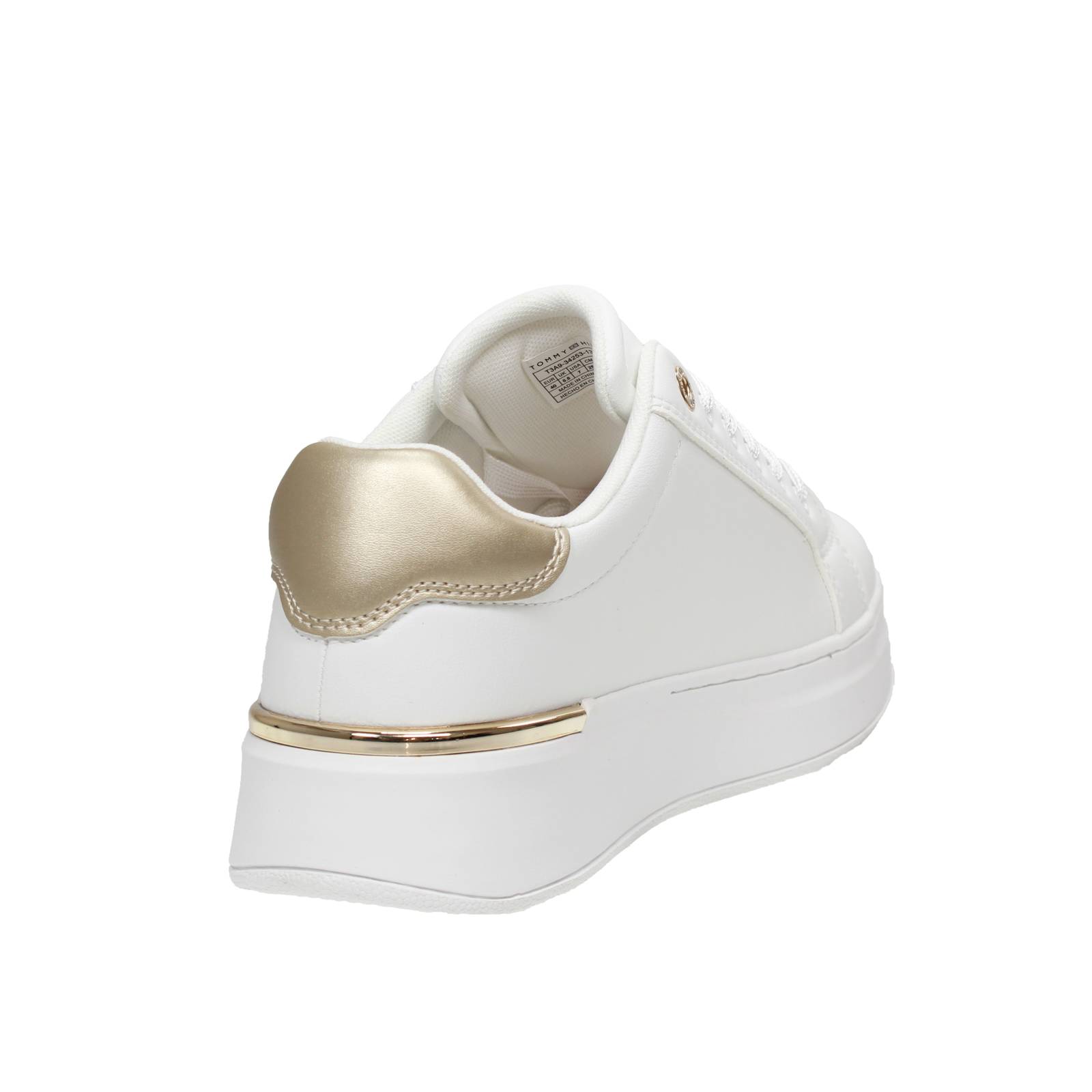 TOMMY HILFIGER Sneakers with a raised sole Woman white Photo 4