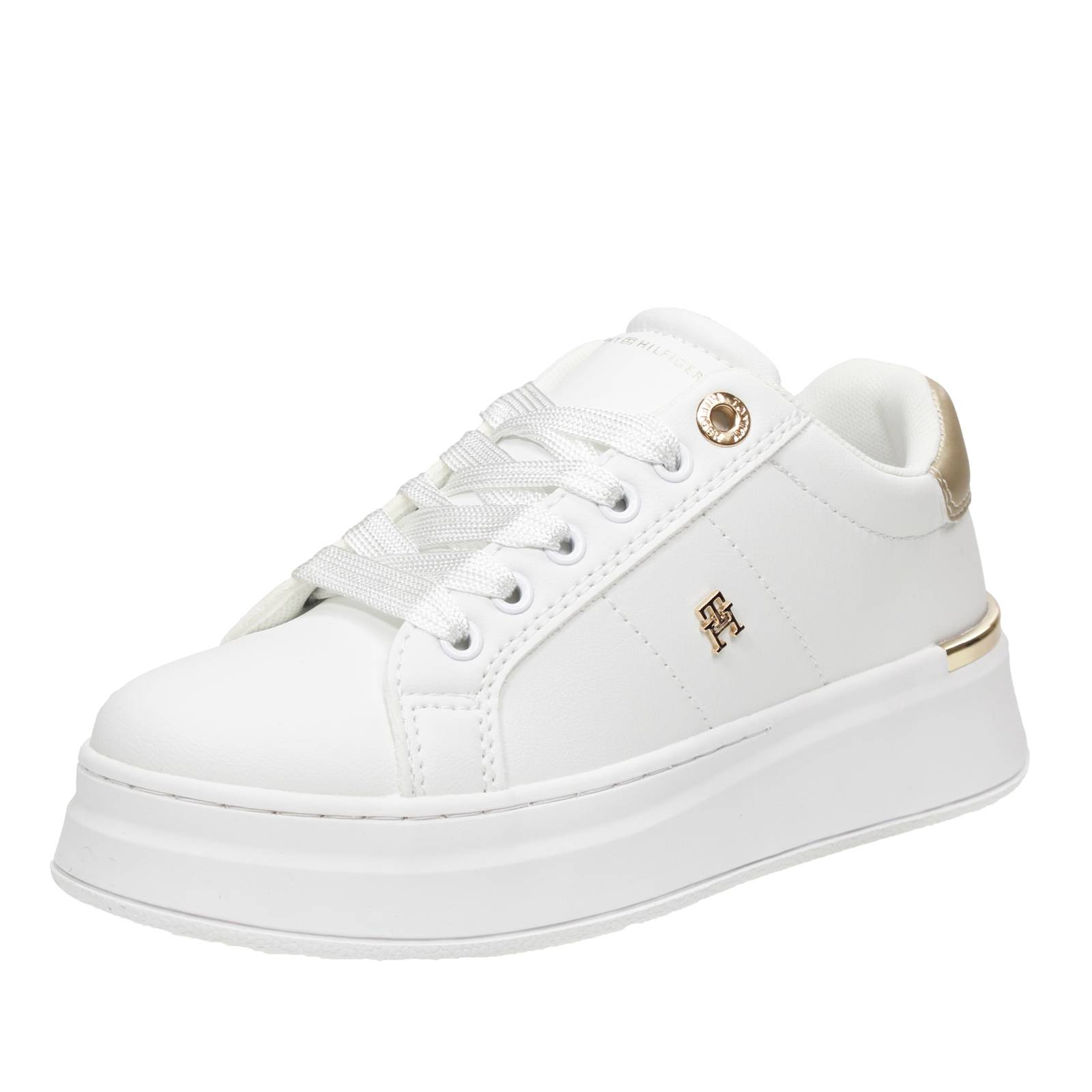 TOMMY HILFIGER Sneakers with a raised sole Kids white