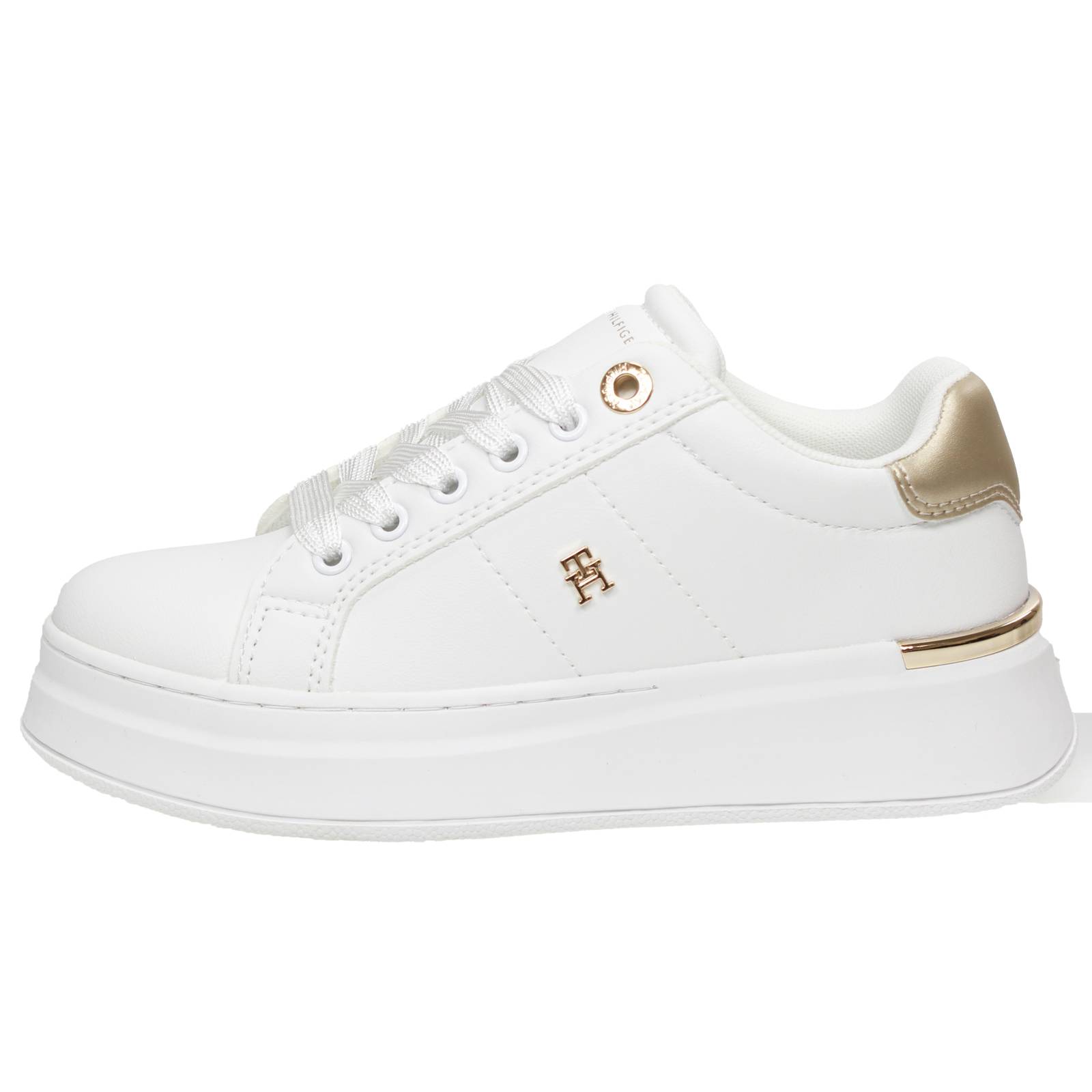 TOMMY HILFIGER Sneakers with a raised sole Kids white Photo 3