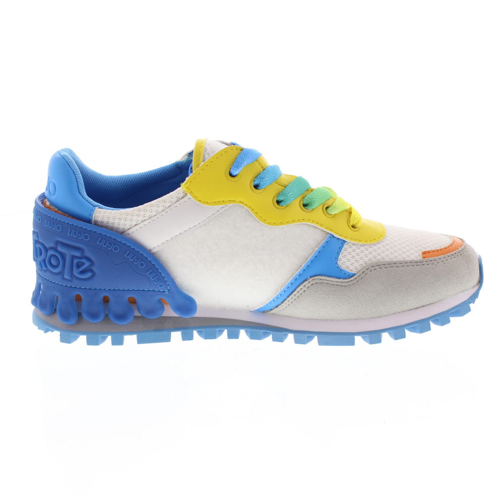 LIU JO ME CONTRO TE Wonder 2 Sneakers con patch 32/34 bianco Scarpe Ragazza  Sneakers Sporty Chic 4B1001EX119