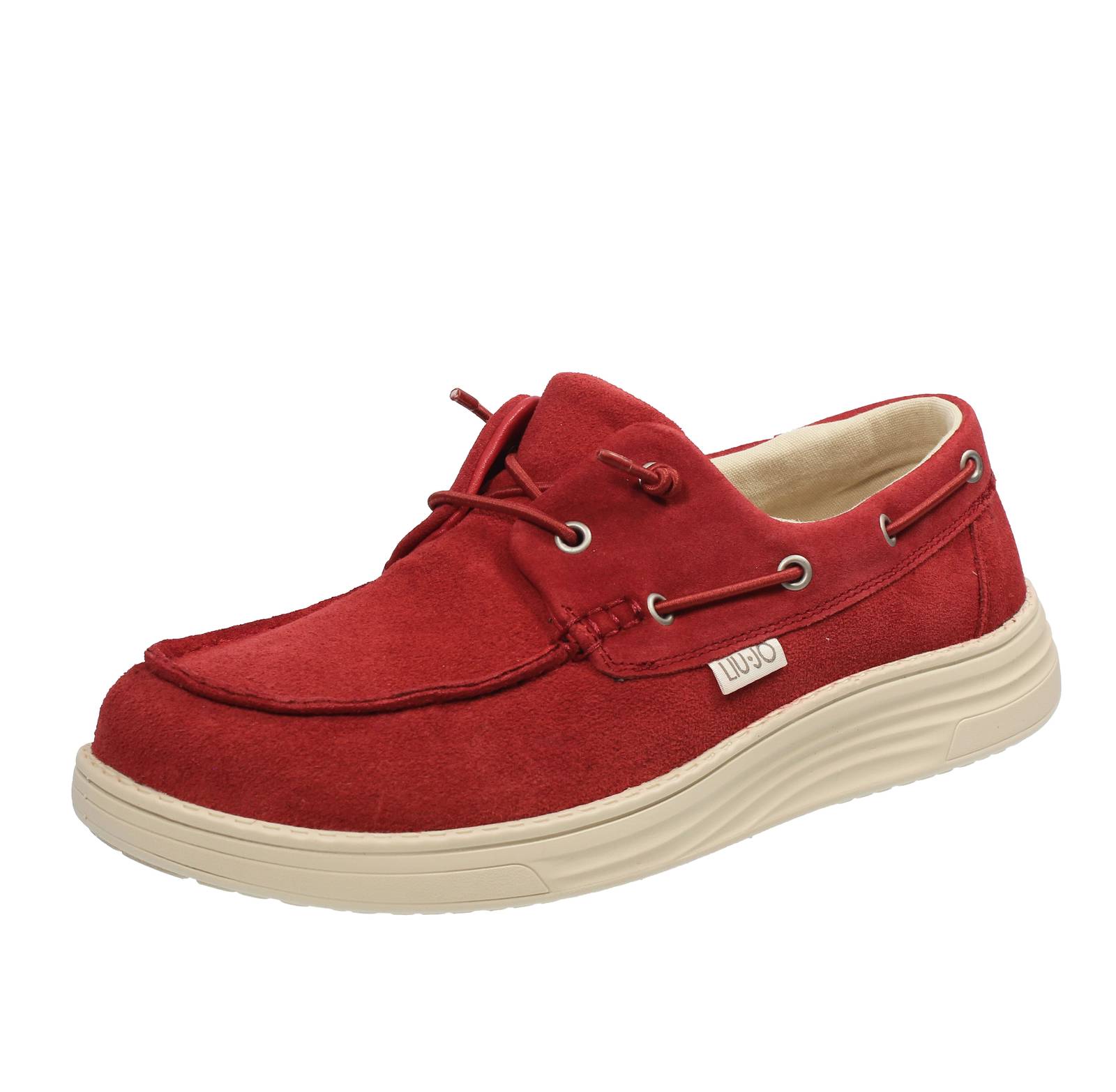 Liu Jo Man Riva 01 - Вела из замши Rosso - Uomo Scarpe Скарпе Да Барка