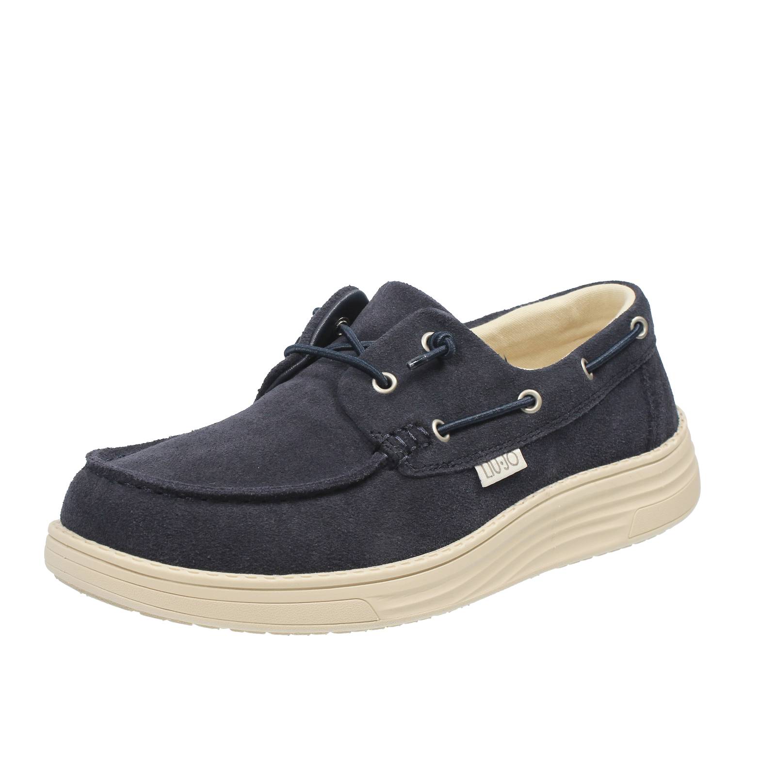 Liu Jo Man Riva 01 - Вела из замши синего цвета - Uomo Scarpe Scarpe Da Barca