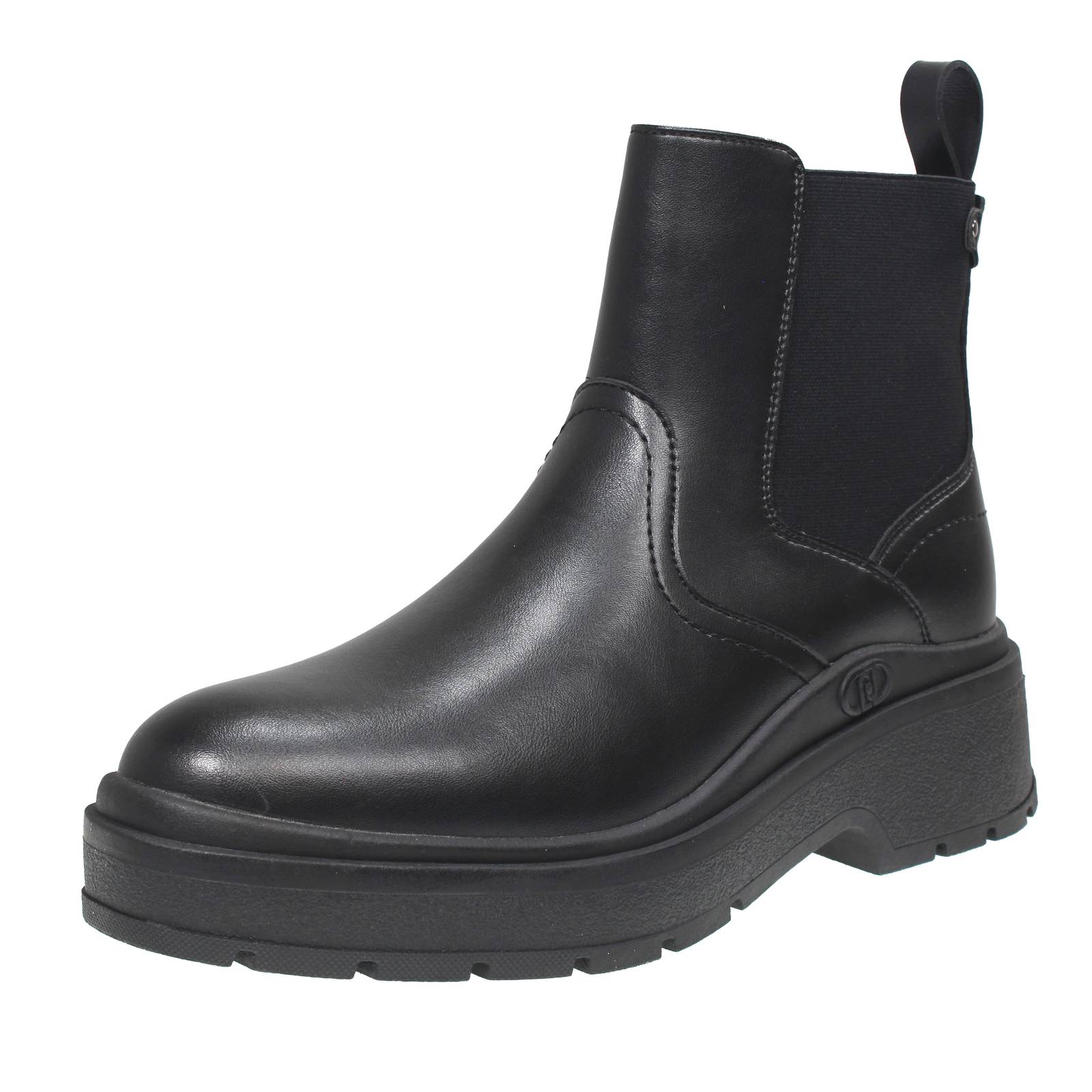 LIU JO Andrea 01 - Bottes Chelsea avec talon Femme noir