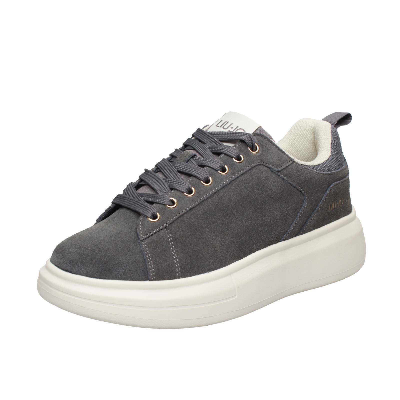 LIU JO Big 05 - Sneakers in Suede Uomo grigio Foto 1
