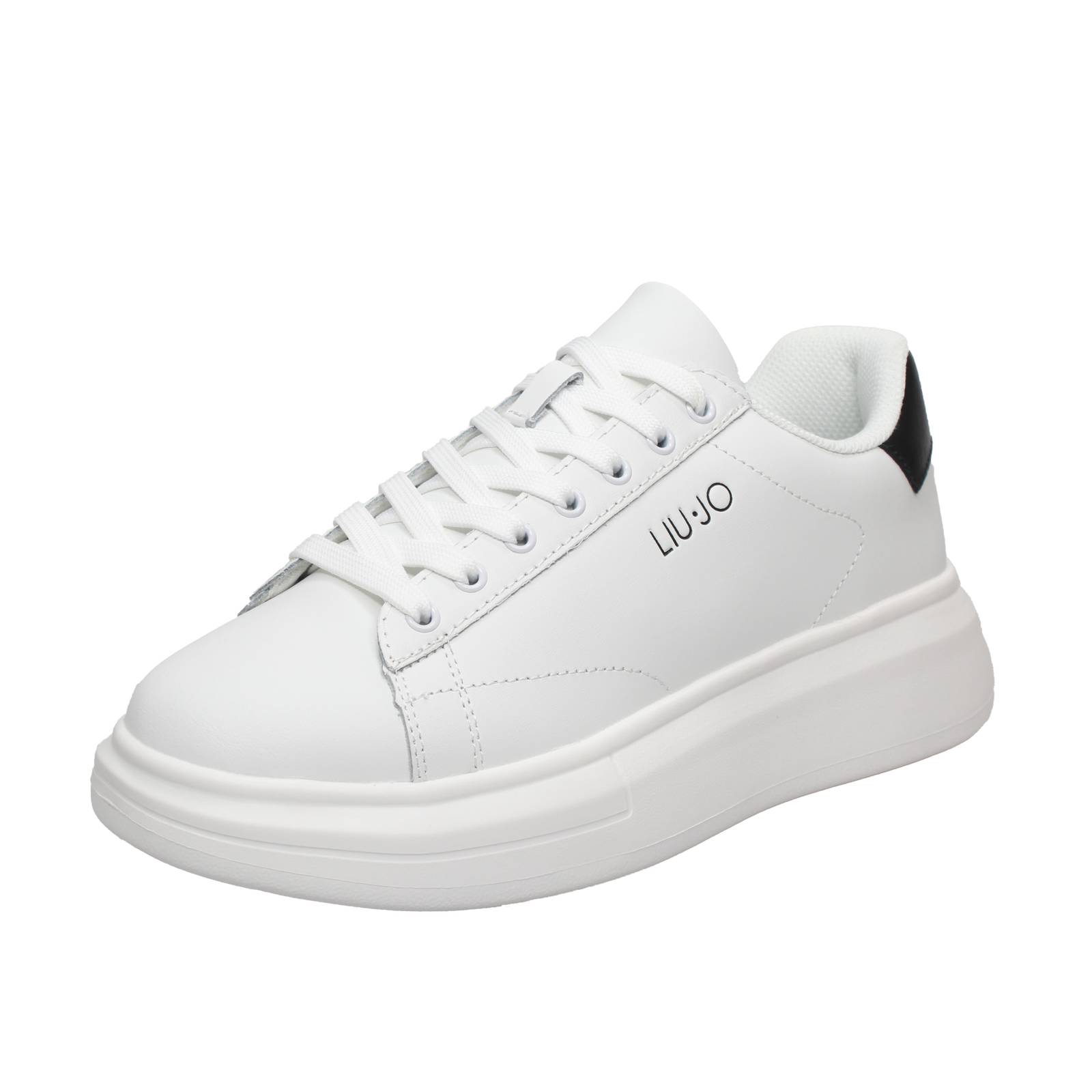 LIU JO MAN Big 01 Sneakers platform in Pelle white Sneakers
