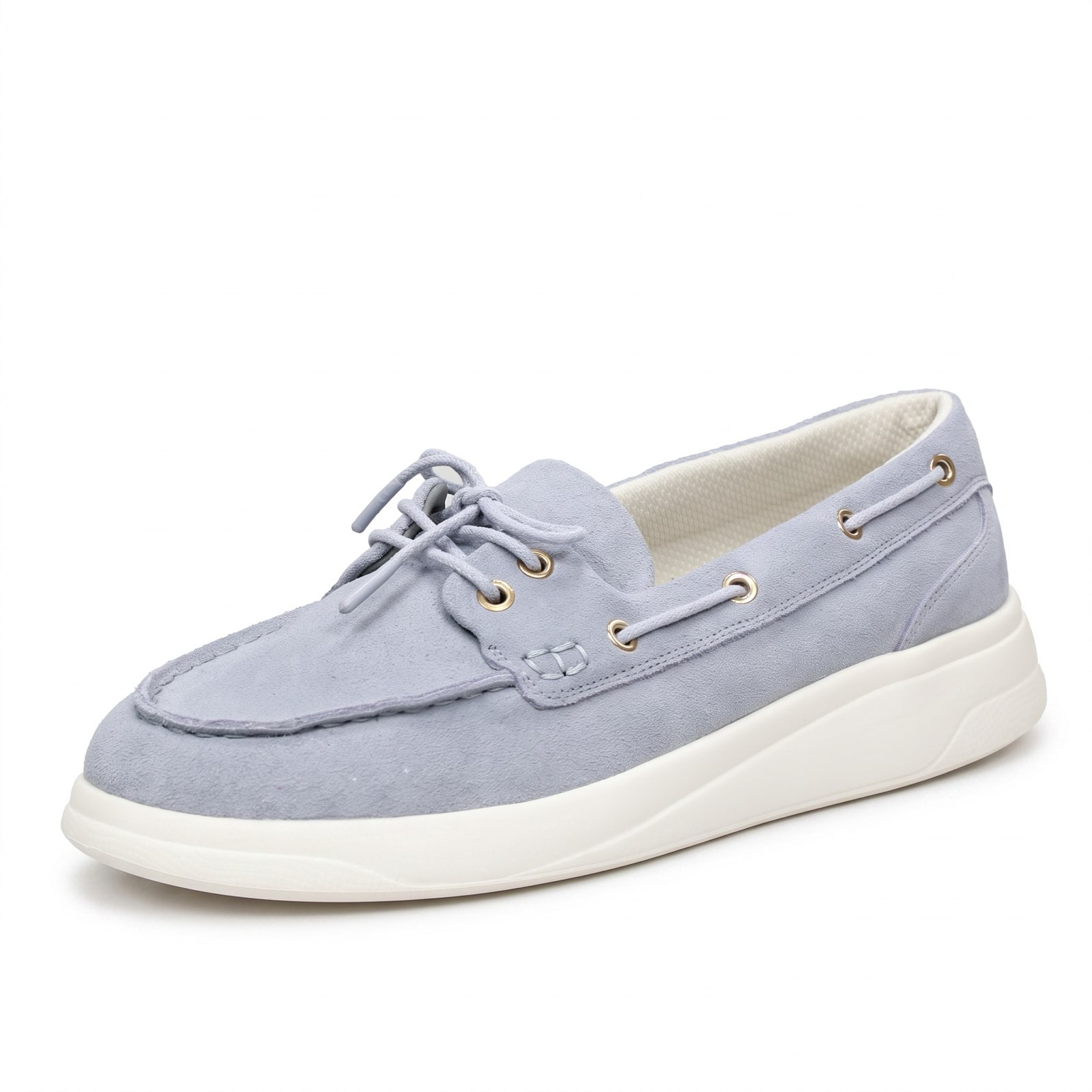 LIU JO Talia 01 - Mocassins en daim Femme bleu azur