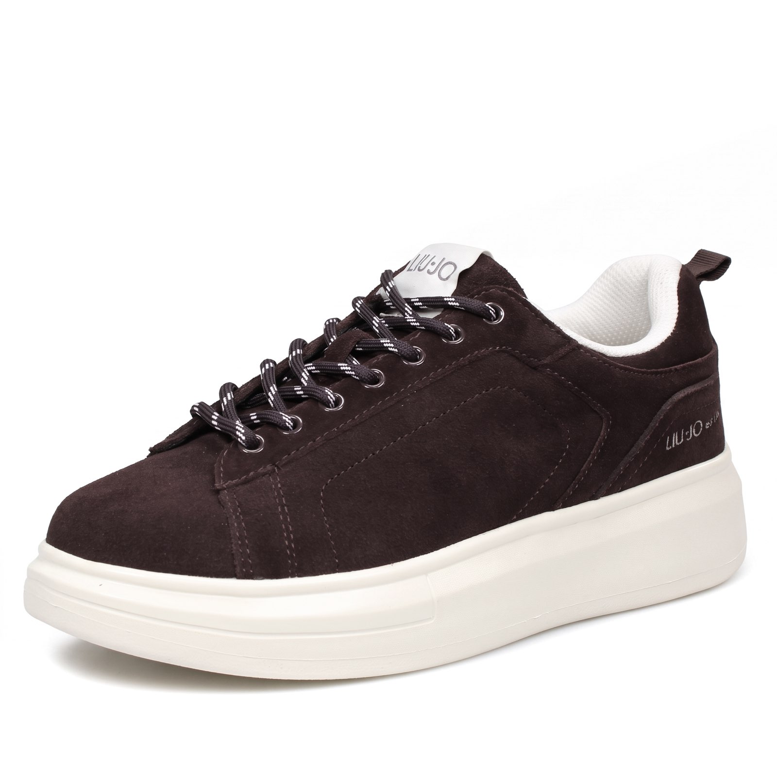 LIU JO Big 05B - Sneakers in Suede Uomo testa di moro Foto 1