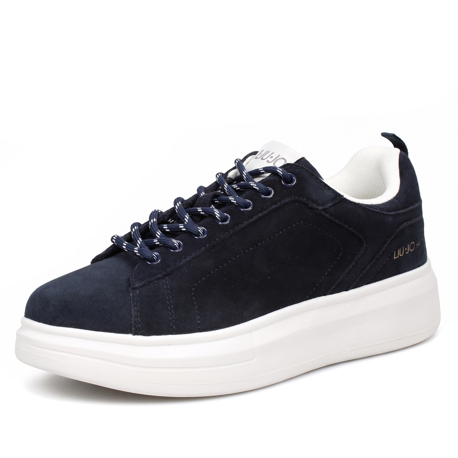 LIU JO Big 05B - Suede Sneakers Man blue Photo 1